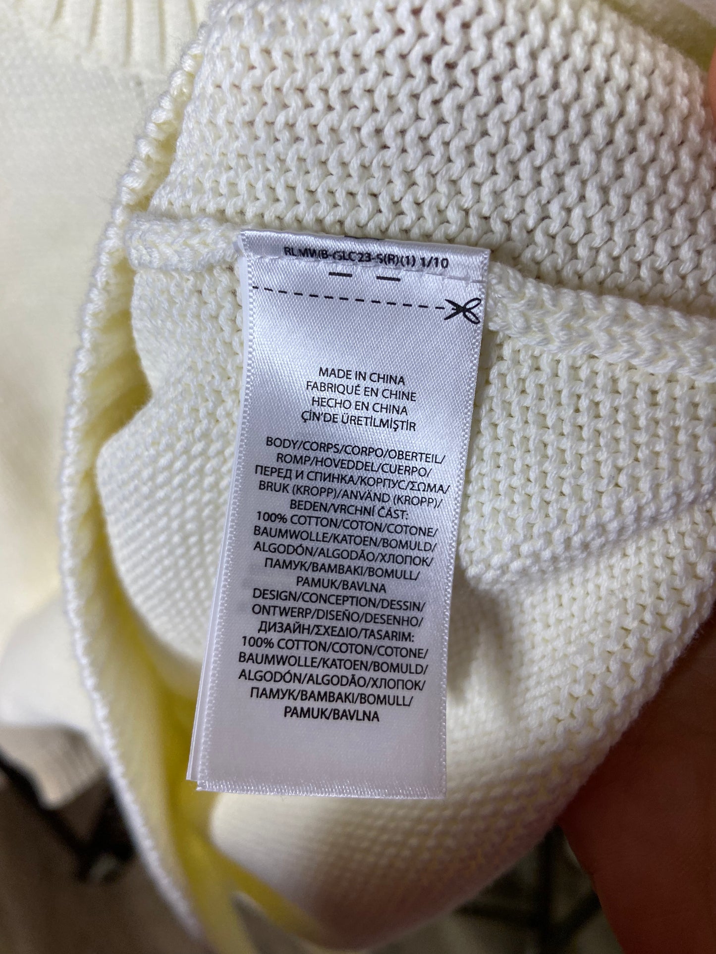 Polo Ralph Lauren Bear Sweater size M