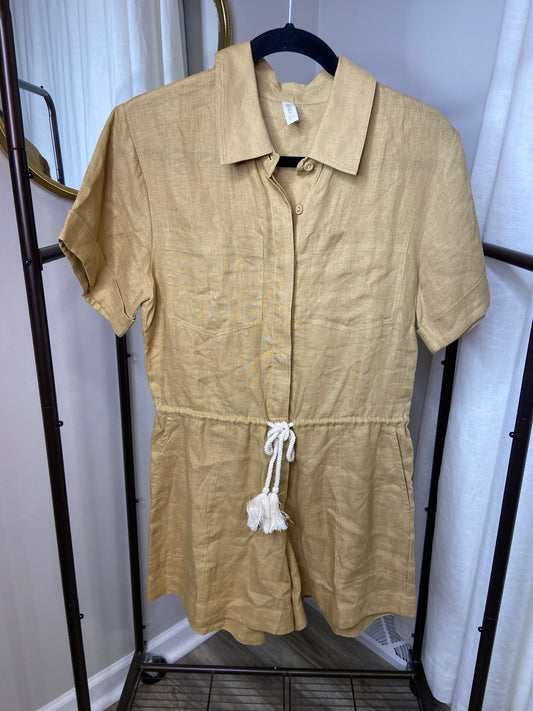 Kivari Tully Linen Playsuit Romper size 4