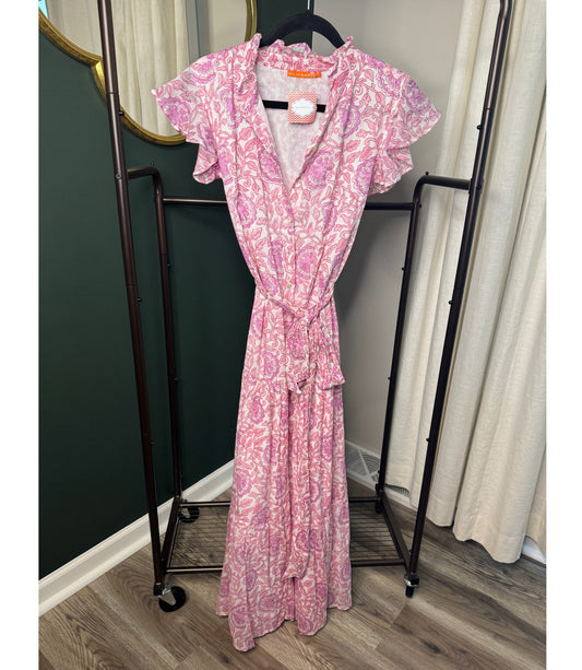 Oliphant Ruffle Maxi Dress size S
