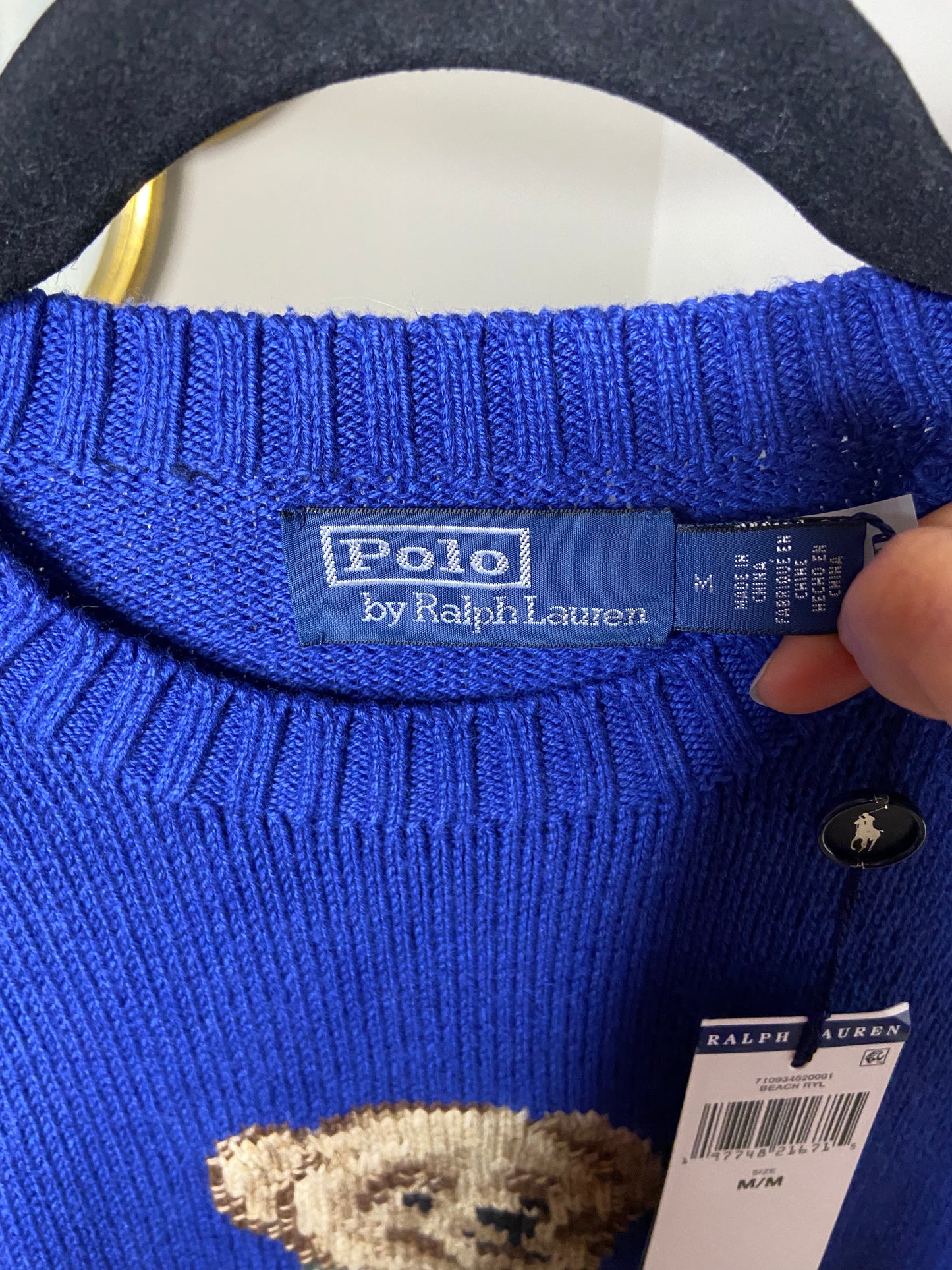 Polo Ralph Lauren Bear Sweater size M