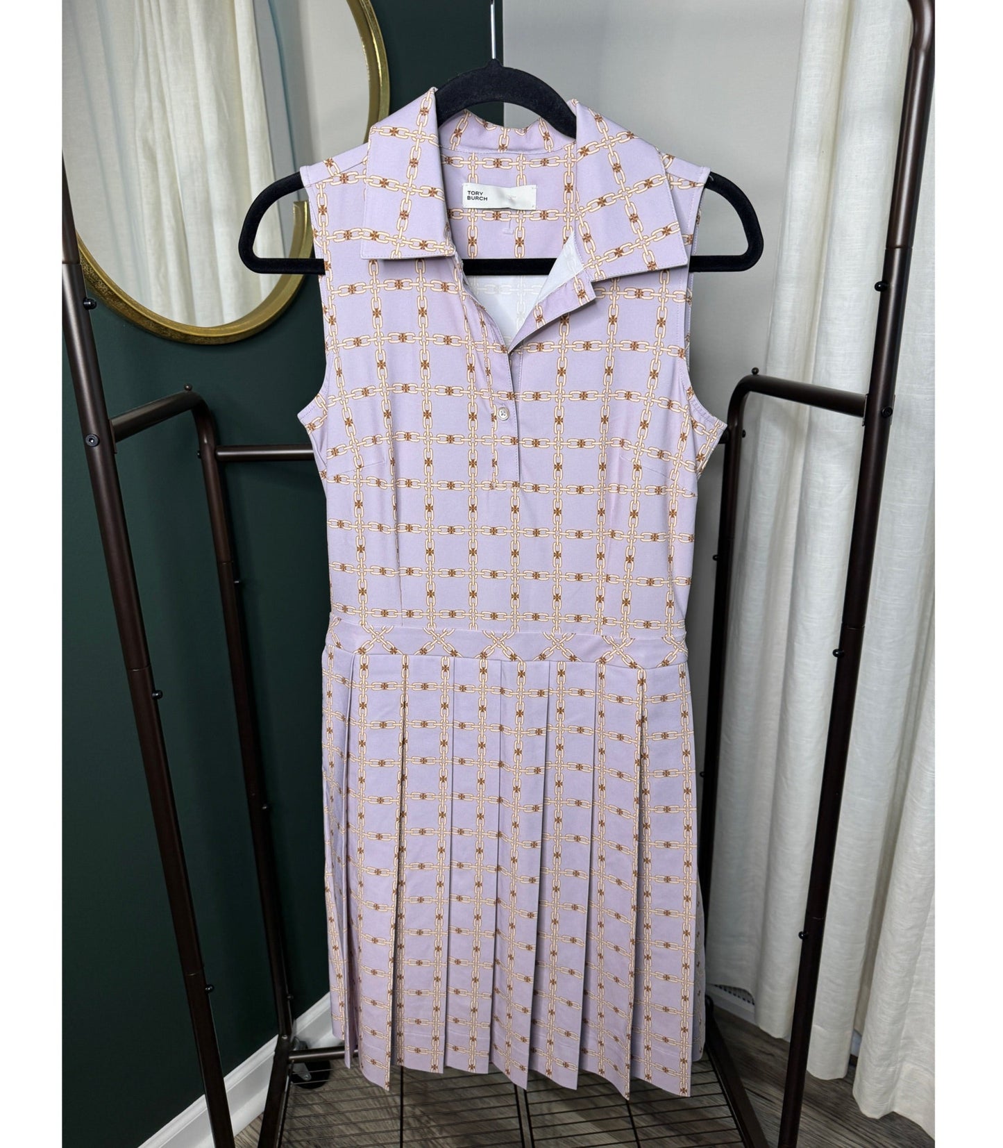 Tory Burch Performance Pleated Dress size XS