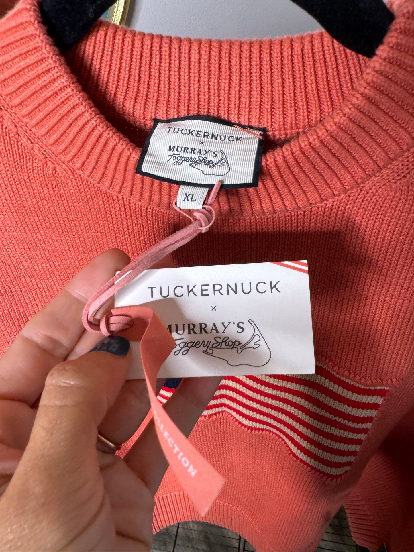 Tuckernuck x Nantucket Reds Americana Sweater size XL