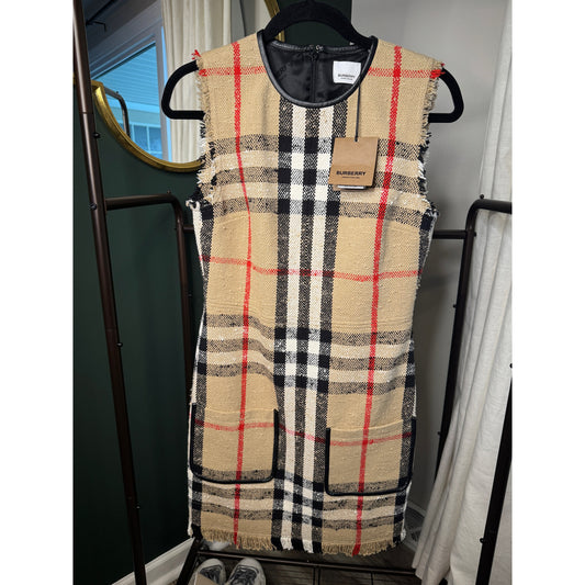 Burberry Macy Check Mini Dress size 4