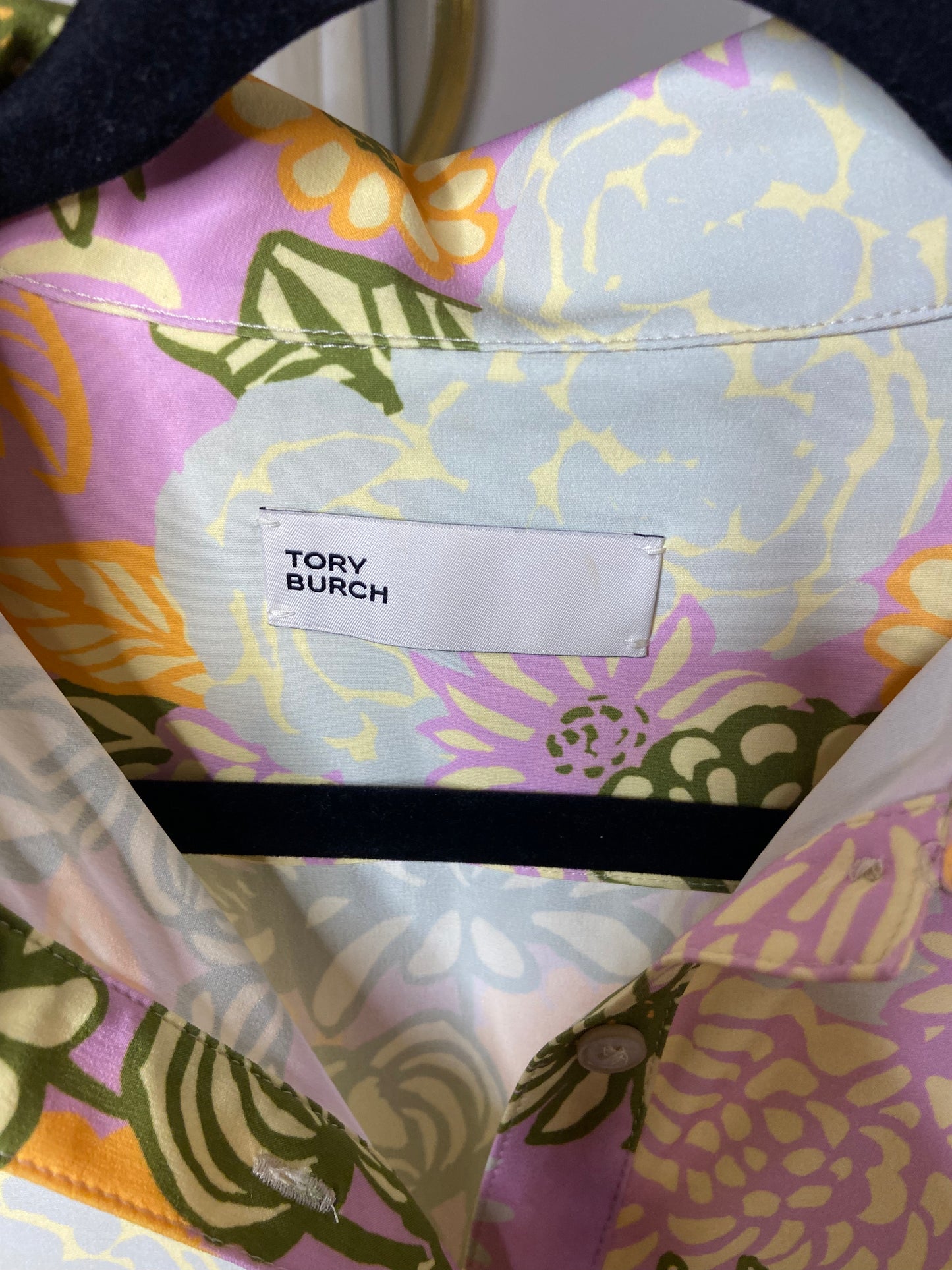 Tory Burch Printed Pleated Golf Dress size S
