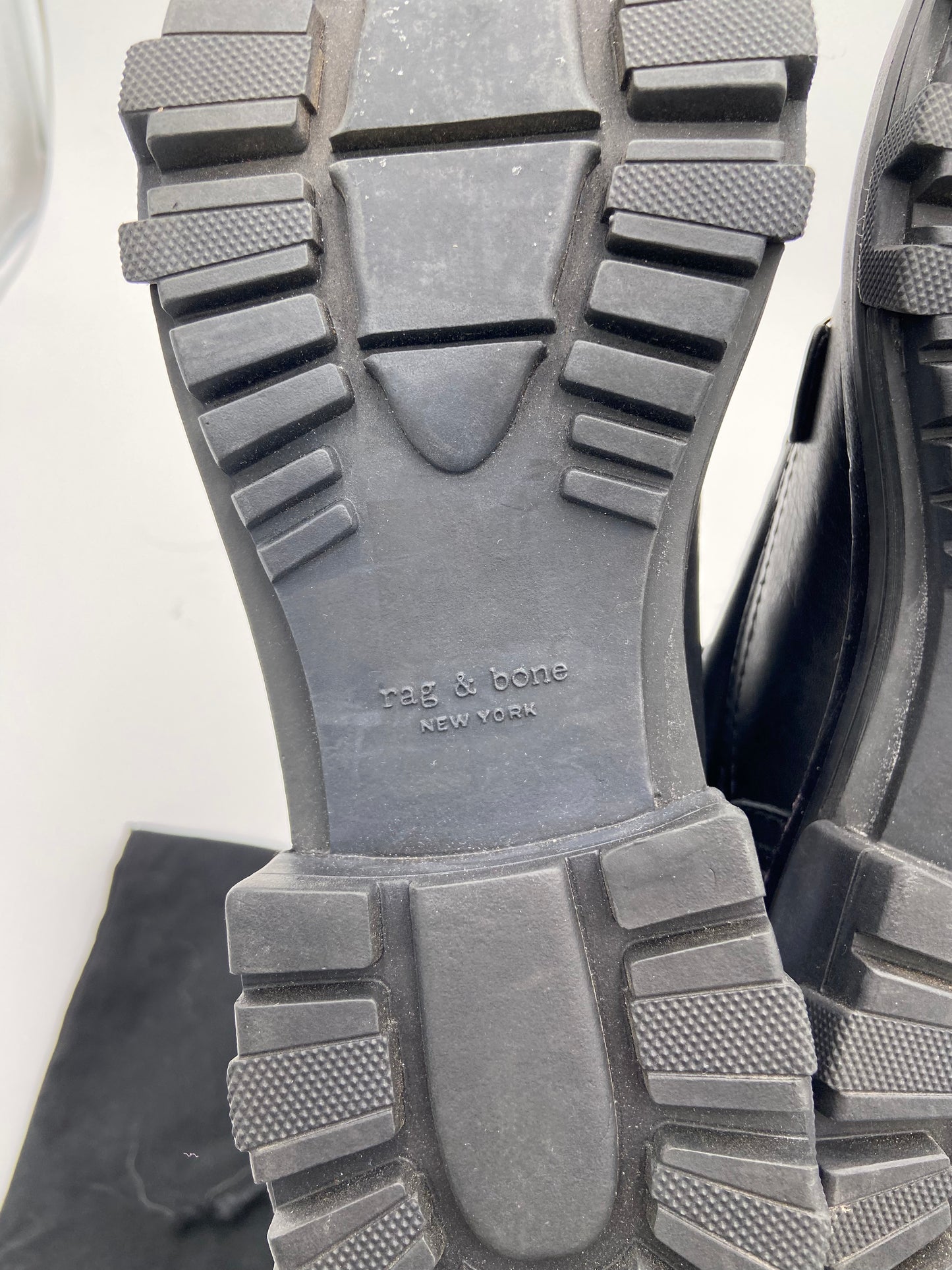 Rag and Bone Shiloh Tall Combat Boots size 38.5