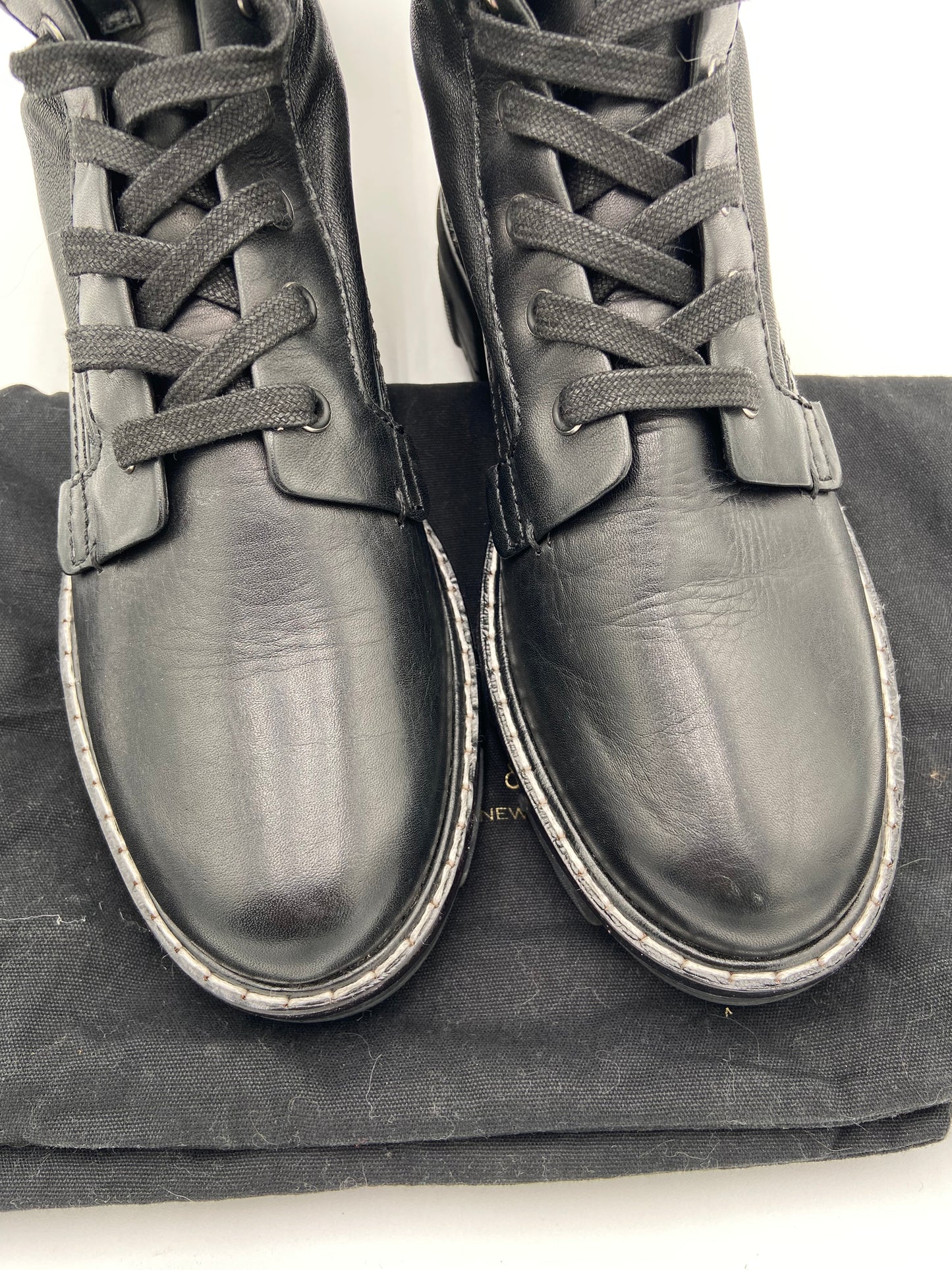 Rag and Bone Shiloh Tall Combat Boots size 38.5