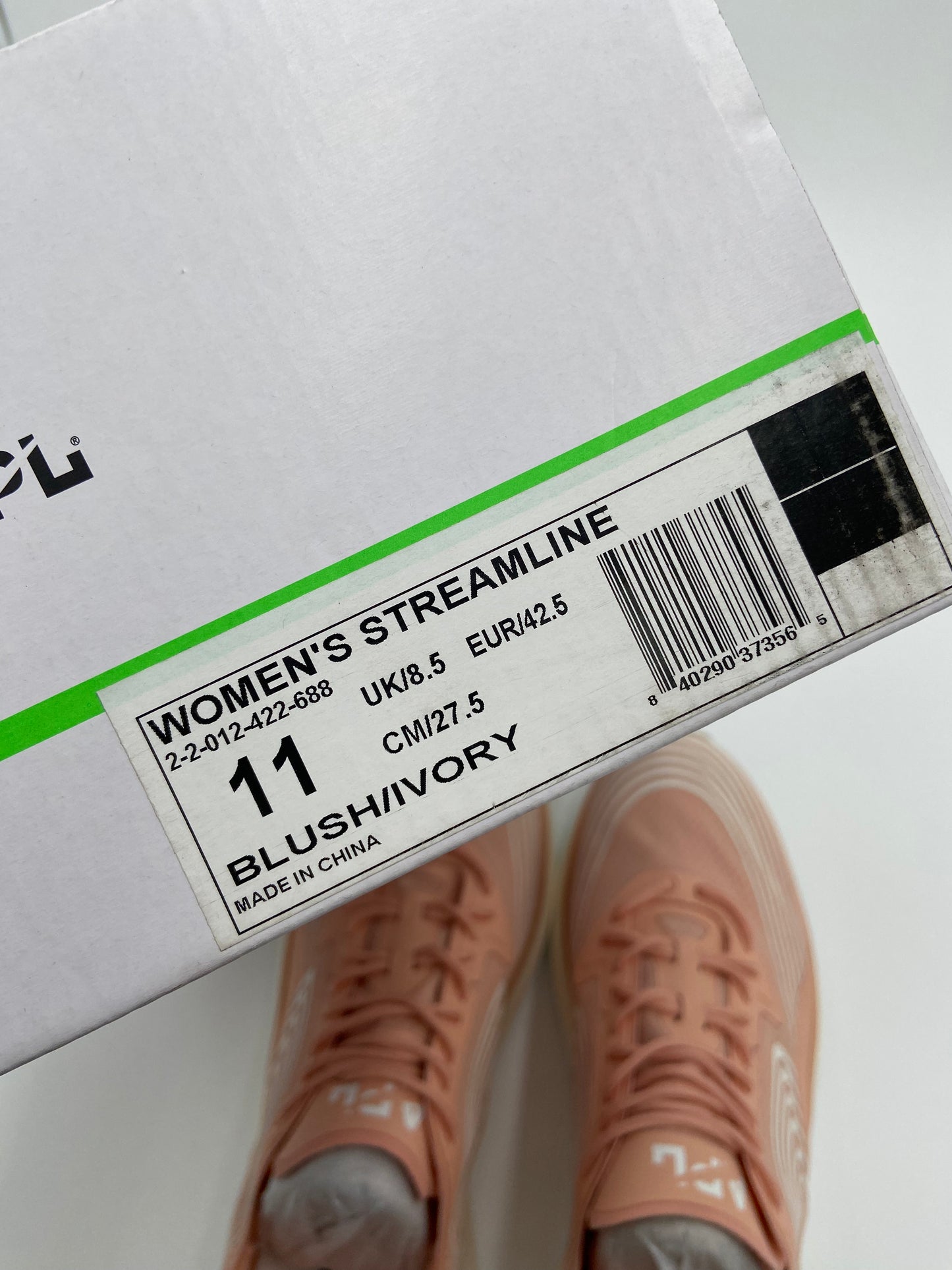 APL Streamline Sneakers in Blush/Ivory size 11