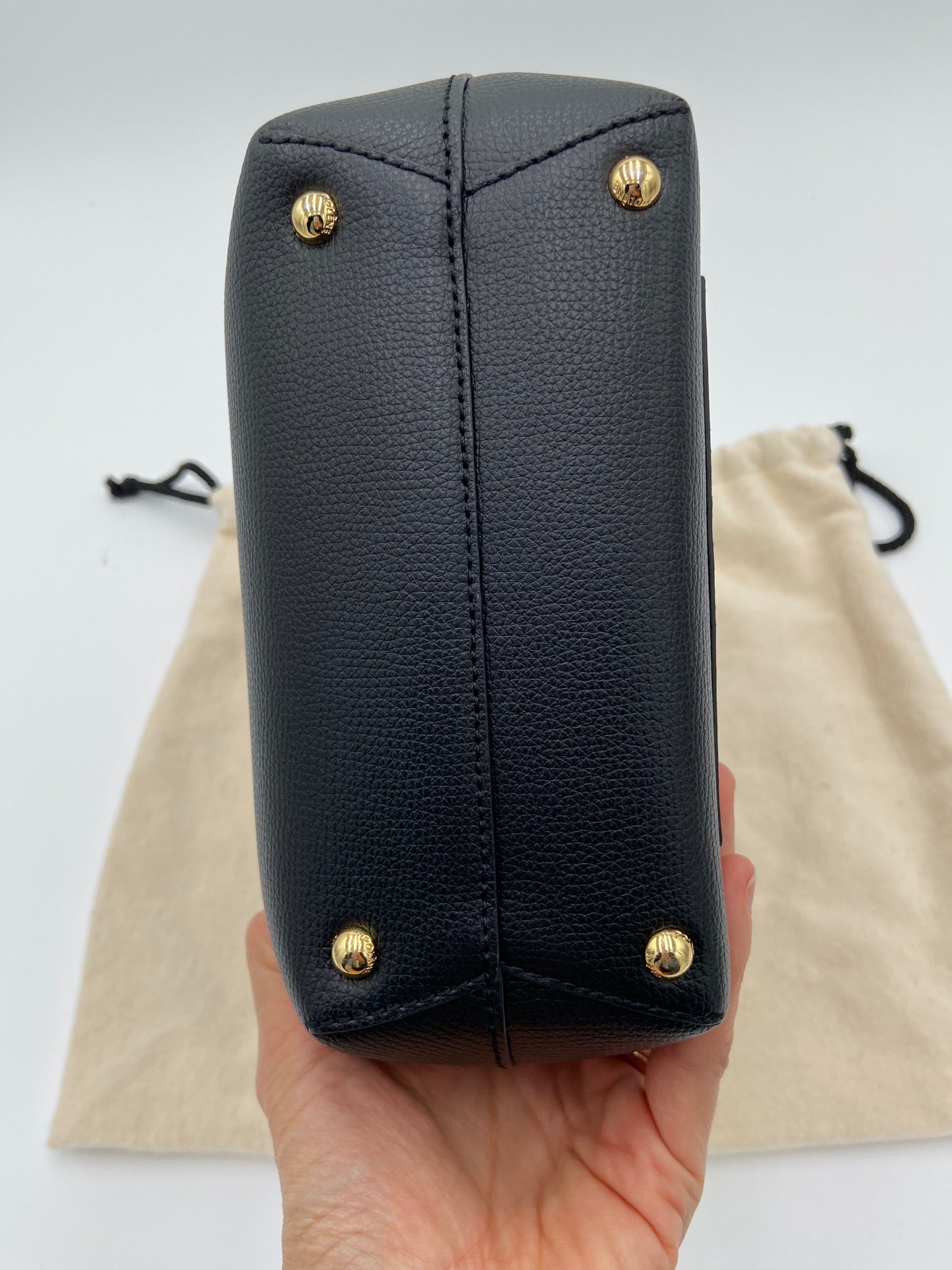 Polene Numéro Un Nano Black Crossbody Bag