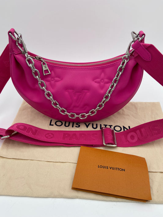Louis Vuitton Calfskin Bubblegram Over The Moon Miami Pink Bag