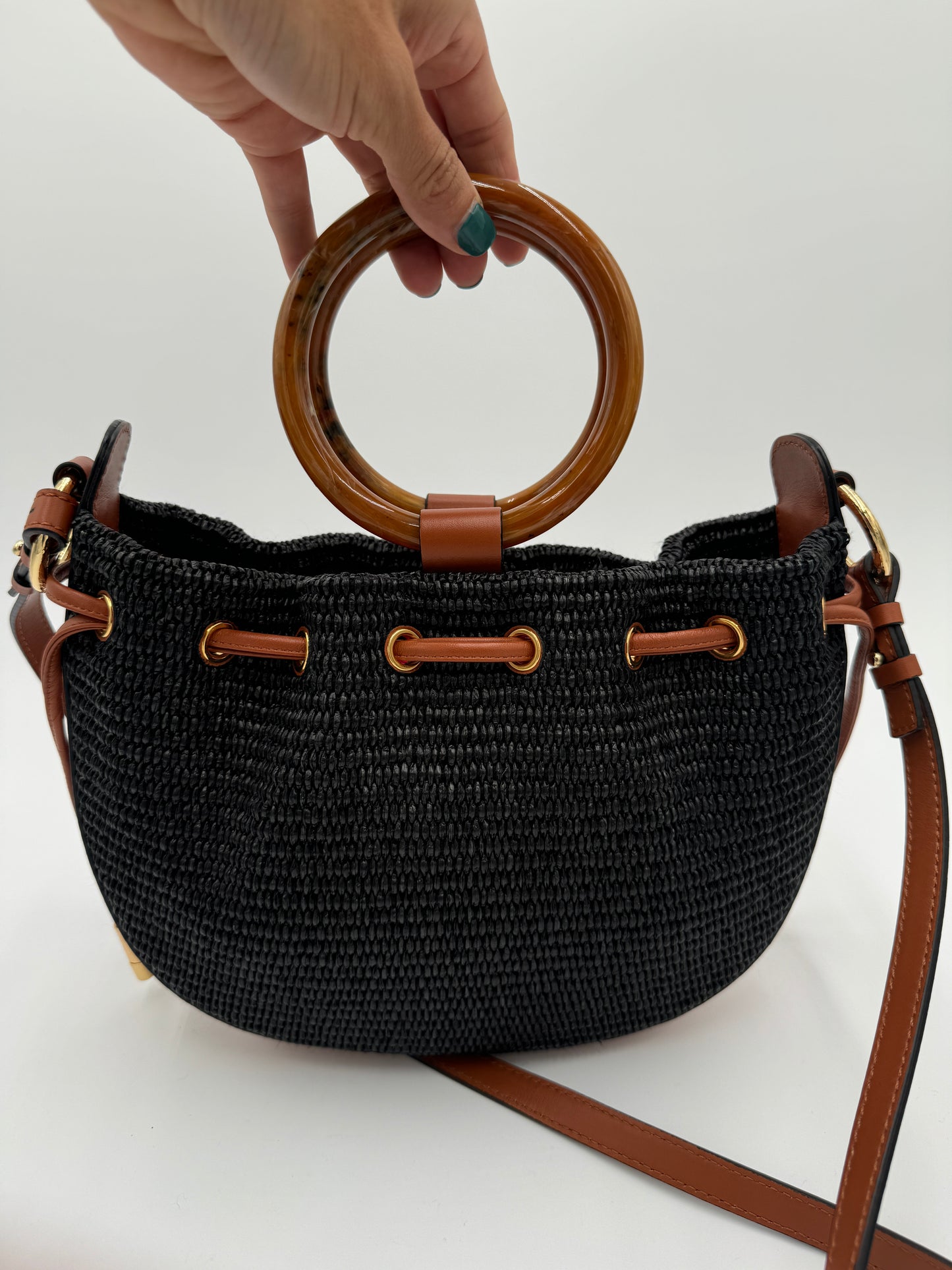 Ulla Johnson Valeria Small Bamboo Crossbody Bag