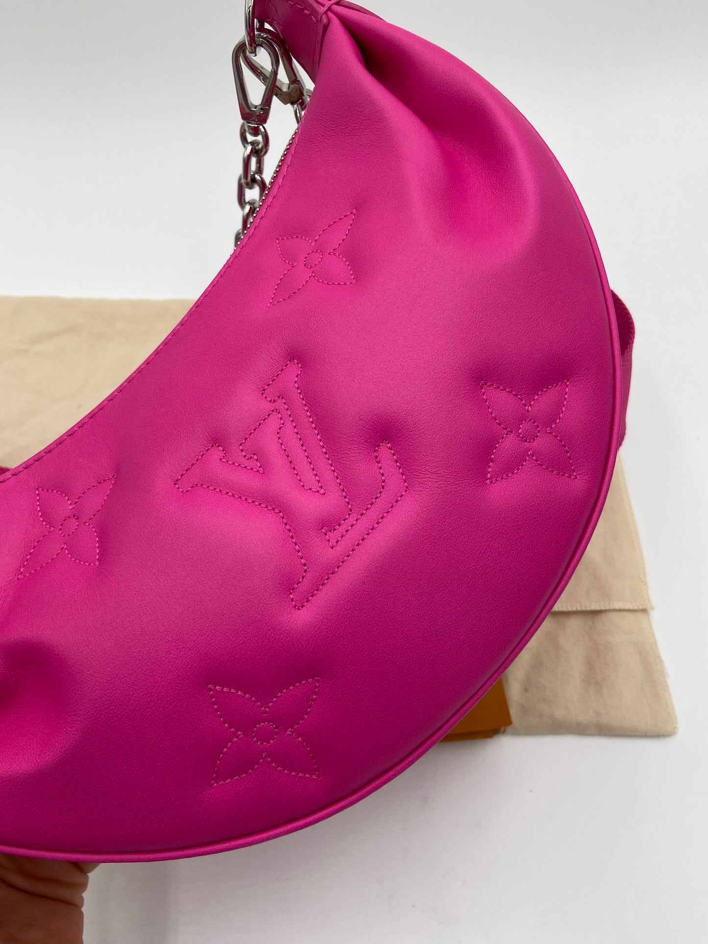 Louis Vuitton Calfskin Bubblegram Over The Moon Miami Pink Bag