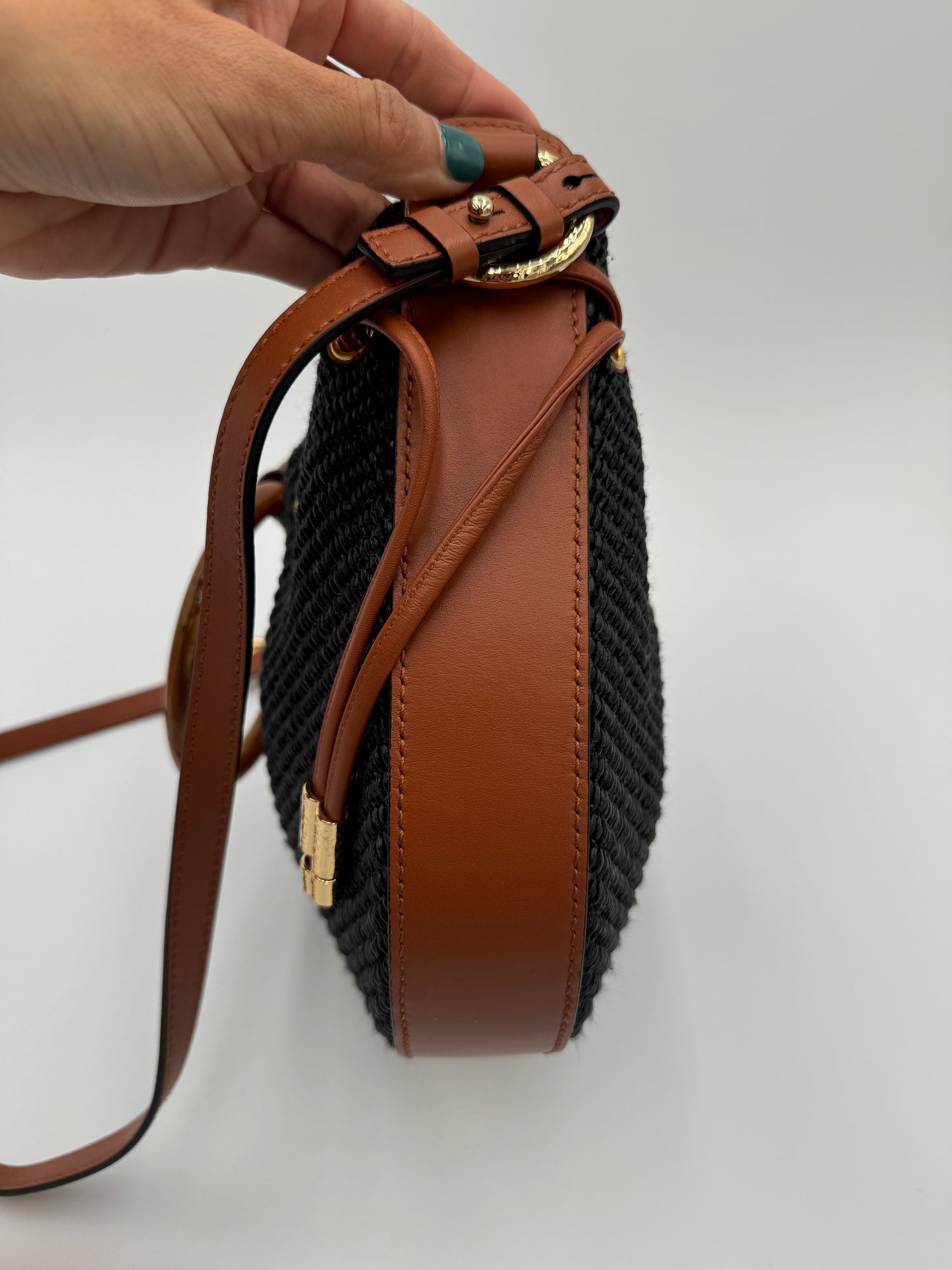 Ulla Johnson Valeria Small Bamboo Crossbody Bag