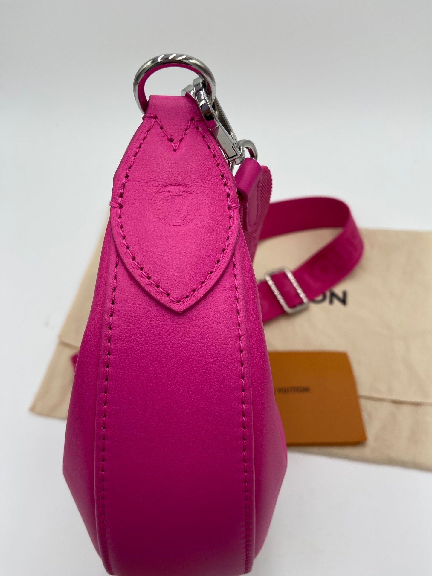 Louis Vuitton Calfskin Bubblegram Over The Moon Miami Pink Bag