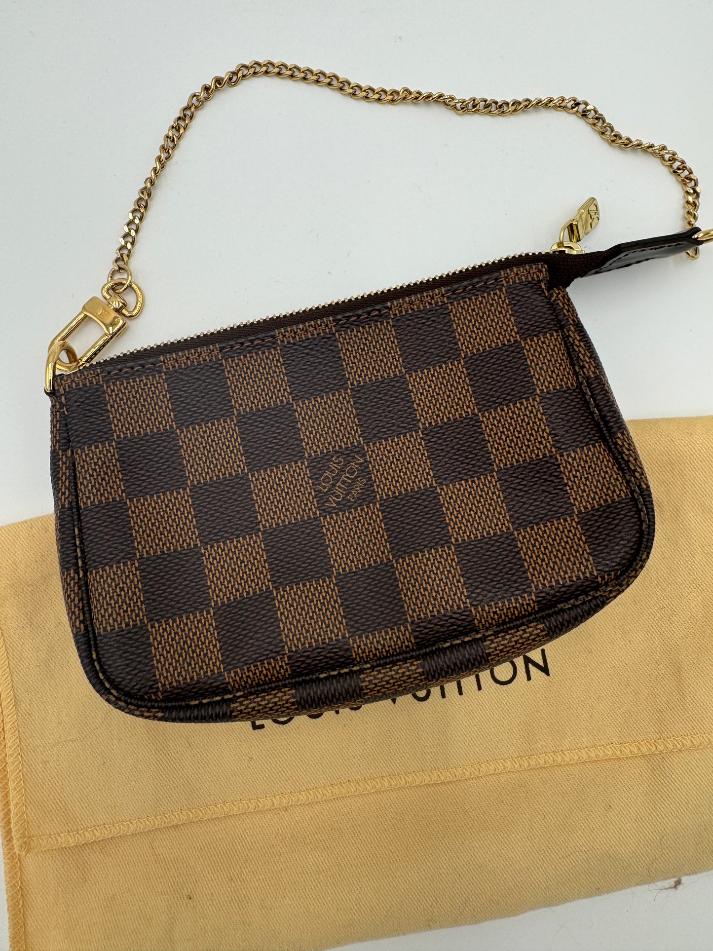 Louis Vuitton Damier Ebene Mini Pochette Accessories