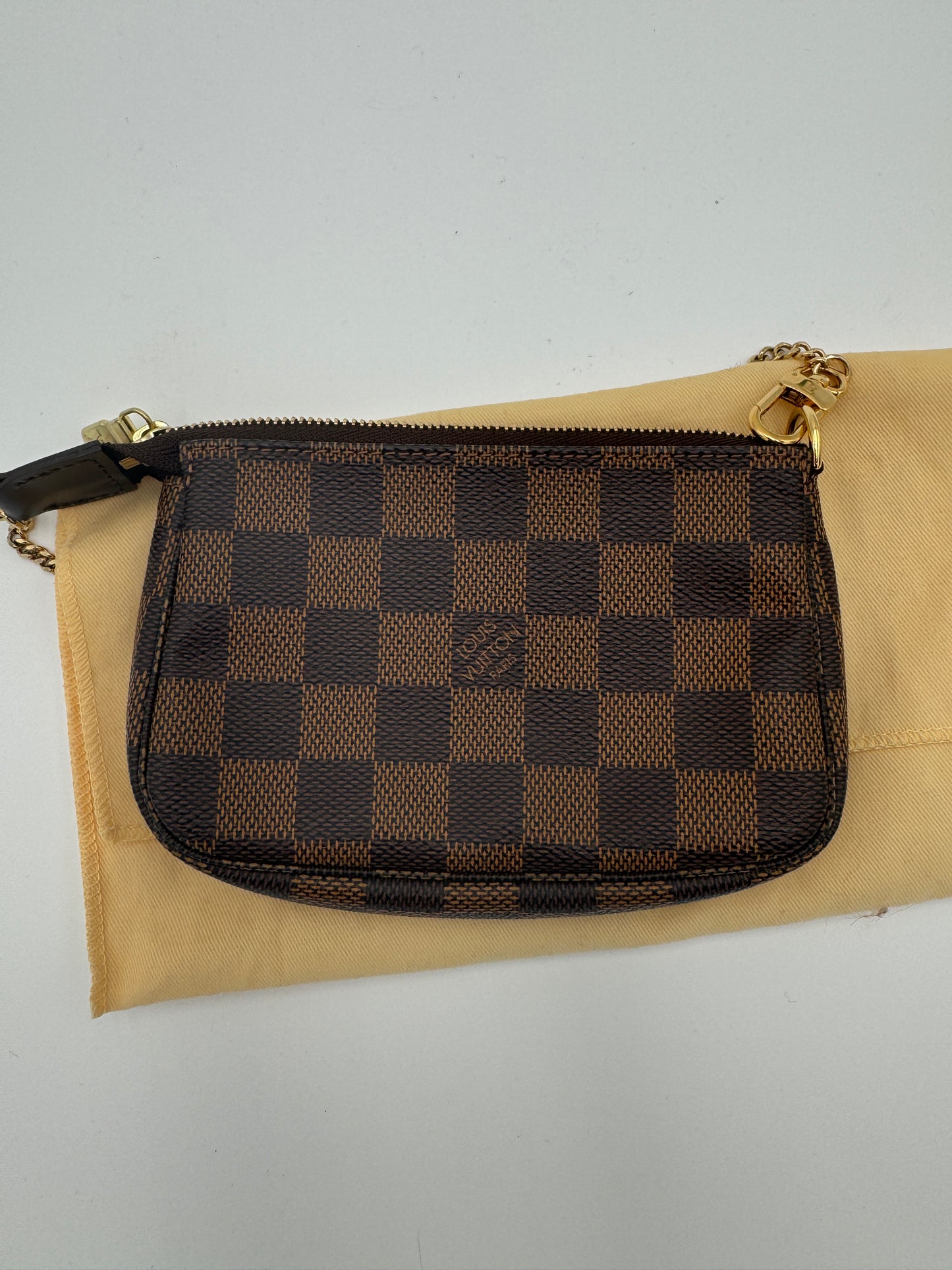 Louis Vuitton Damier Ebene Mini Pochette Accessories