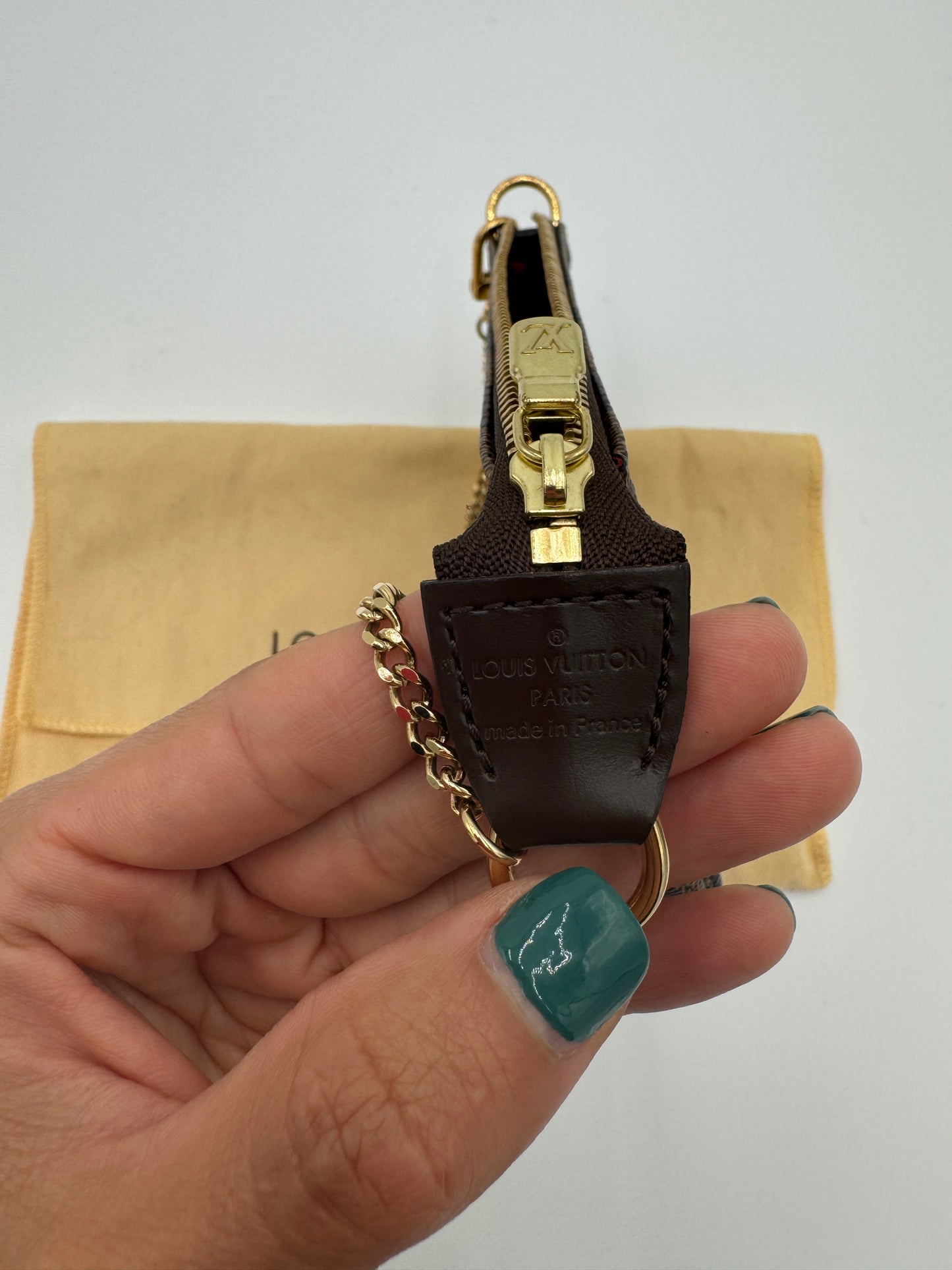 Louis Vuitton Damier Ebene Mini Pochette Accessories