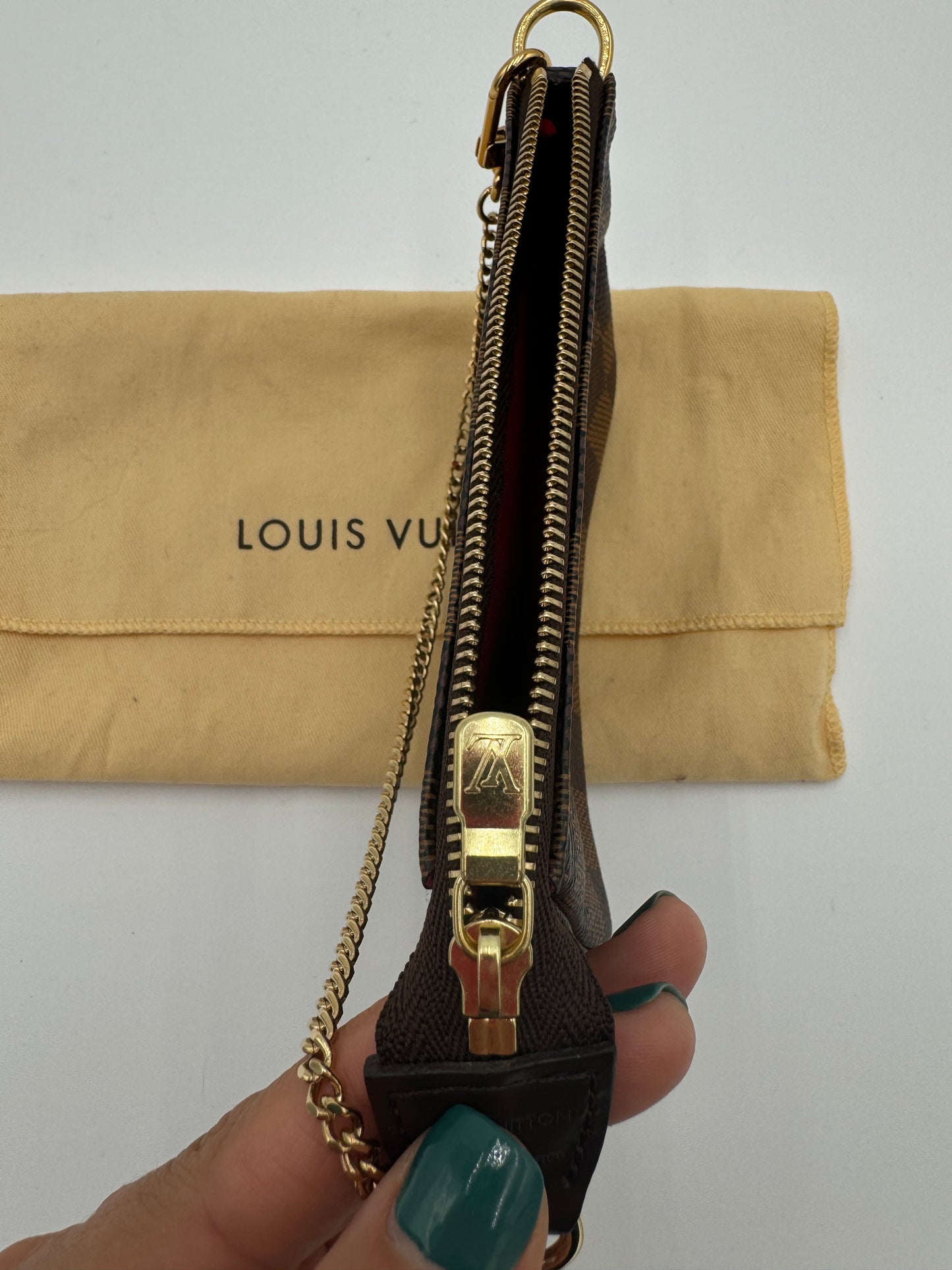 Louis Vuitton Damier Ebene Mini Pochette Accessories