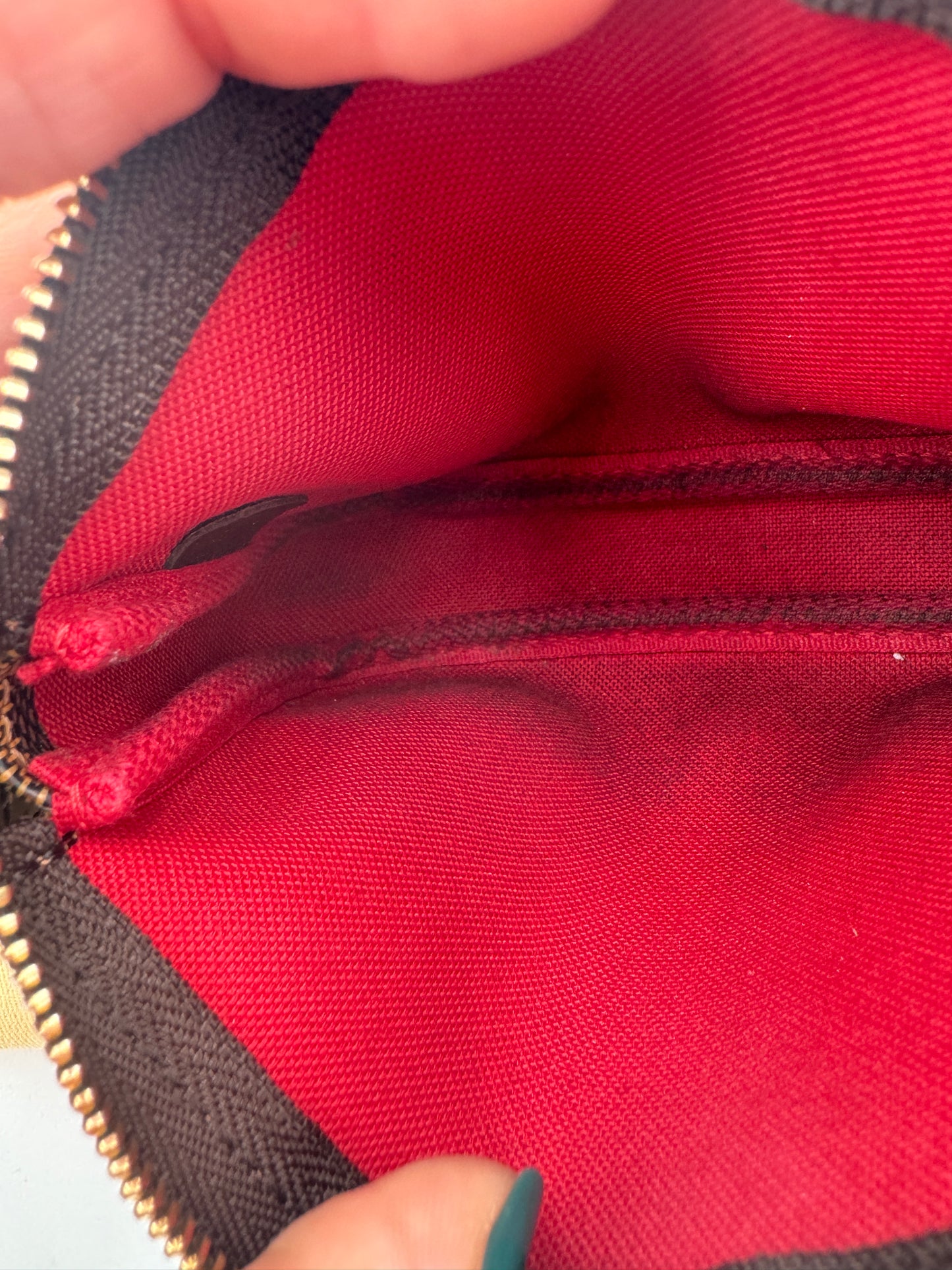 Louis Vuitton Damier Ebene Mini Pochette Accessories