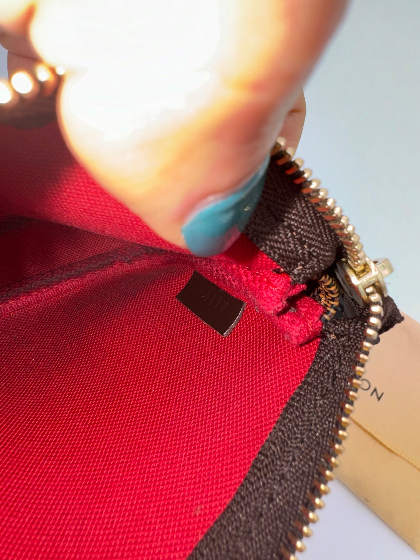 Louis Vuitton Damier Ebene Mini Pochette Accessories