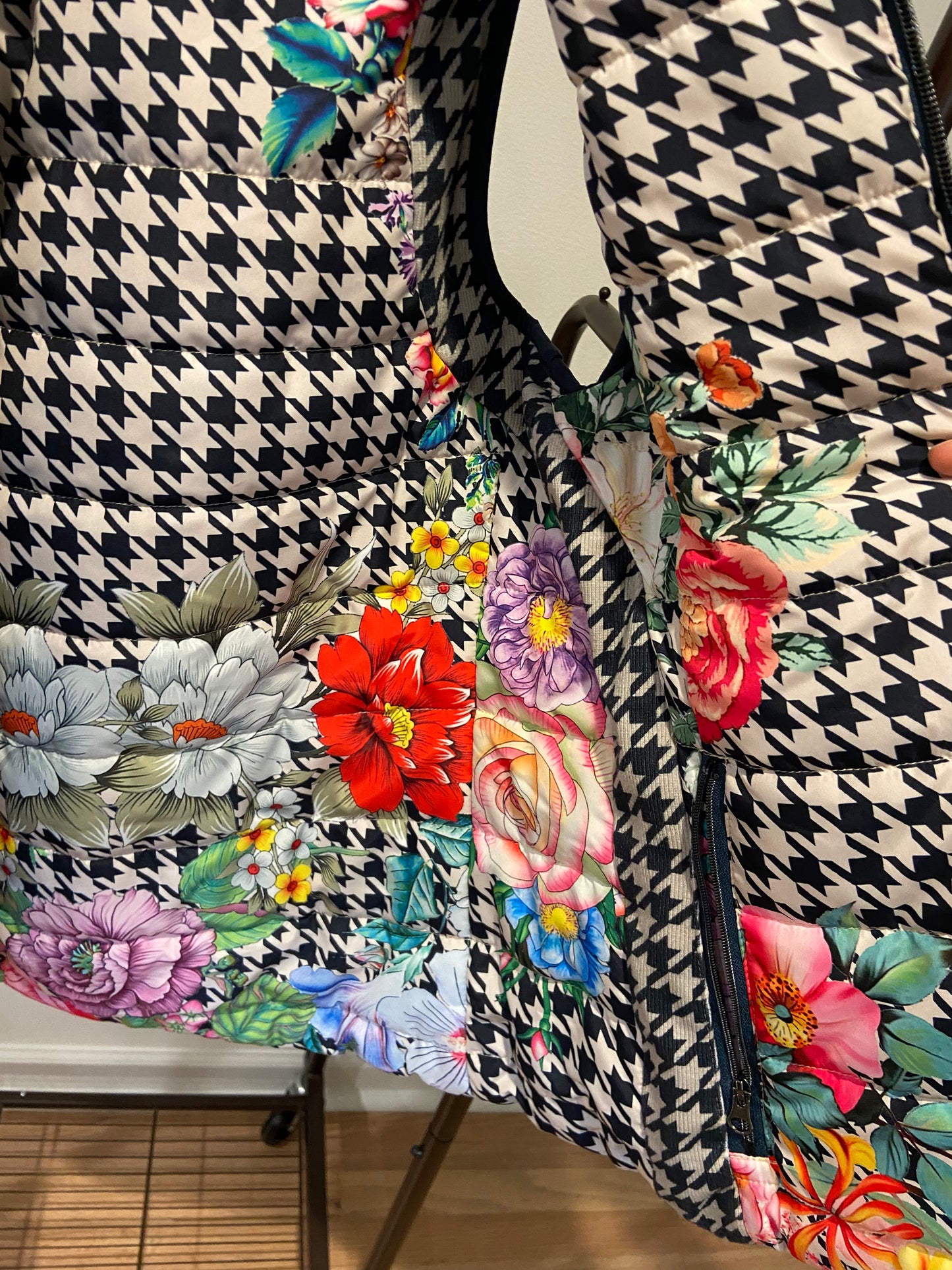 Johnny Was Sasha Puffer Vest Reversible size XS