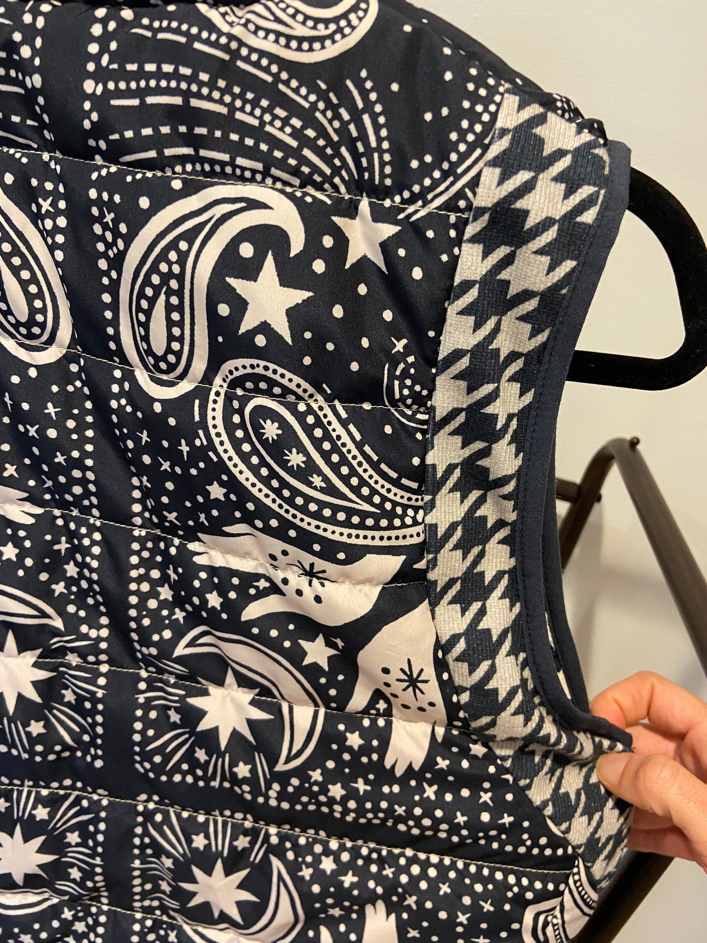 Johnny Was Sasha Puffer Vest Reversible size XS