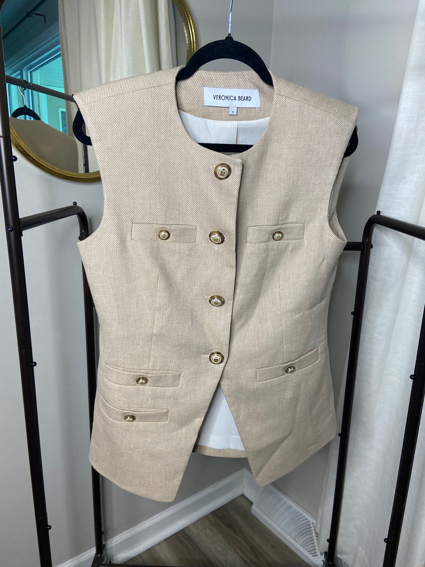 Veronica Beard Tamara Vest size 8