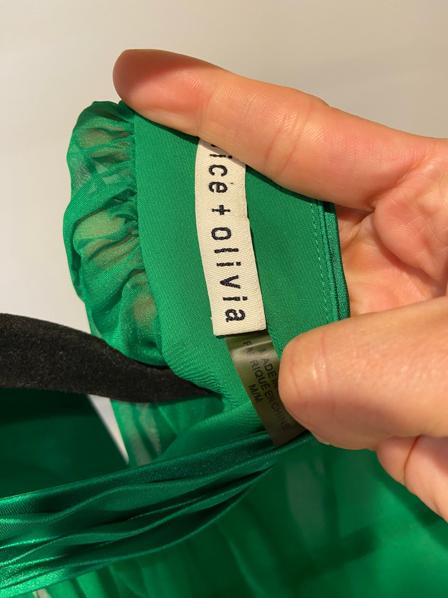 Alice and Olivia Lanelle Maxi Cape Dress in Chiffon size M