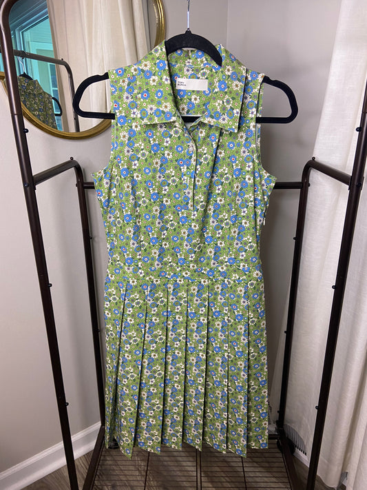 Tory Burch Pleated Golf Dress Spring Daisy size M