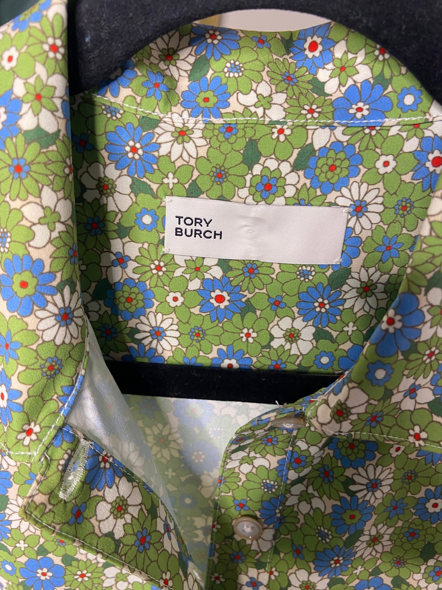 Tory Burch Pleated Golf Dress Spring Daisy size XS