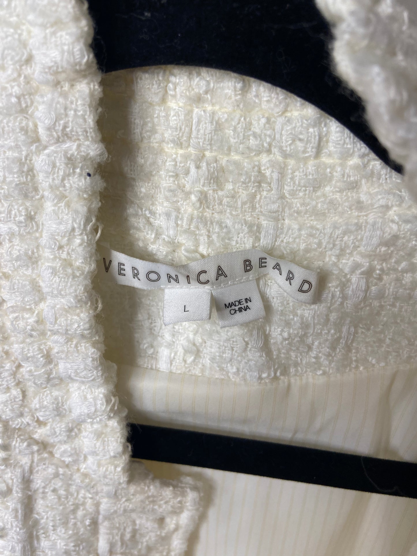 Veronica Beard Anastasia Tweed Vest size L