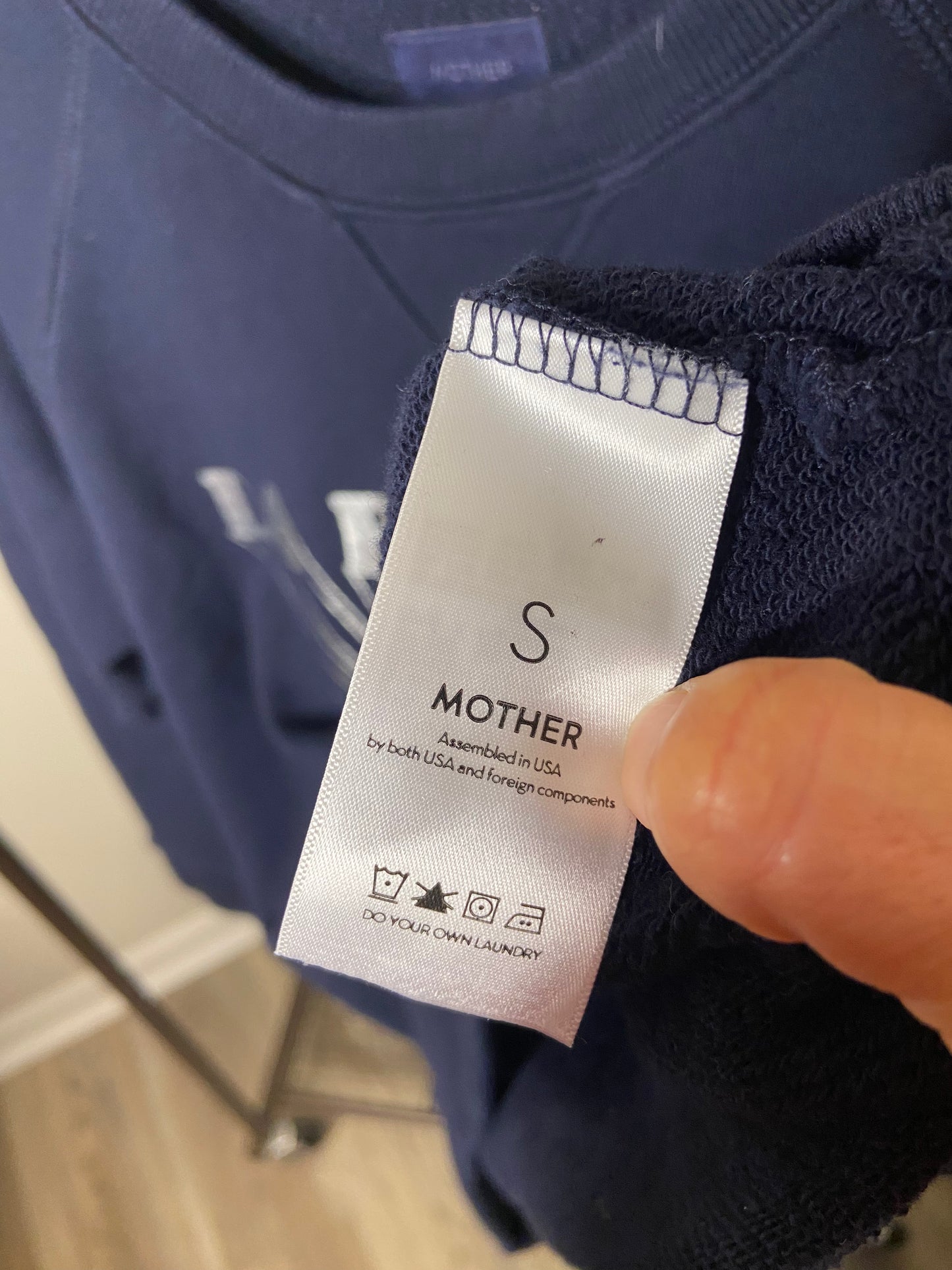 Mother La Bodega Graphic Sweatshirt size S