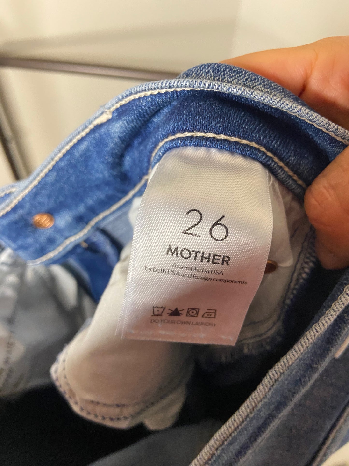 Mother High Waisted Rider Skimp Jeans size 26