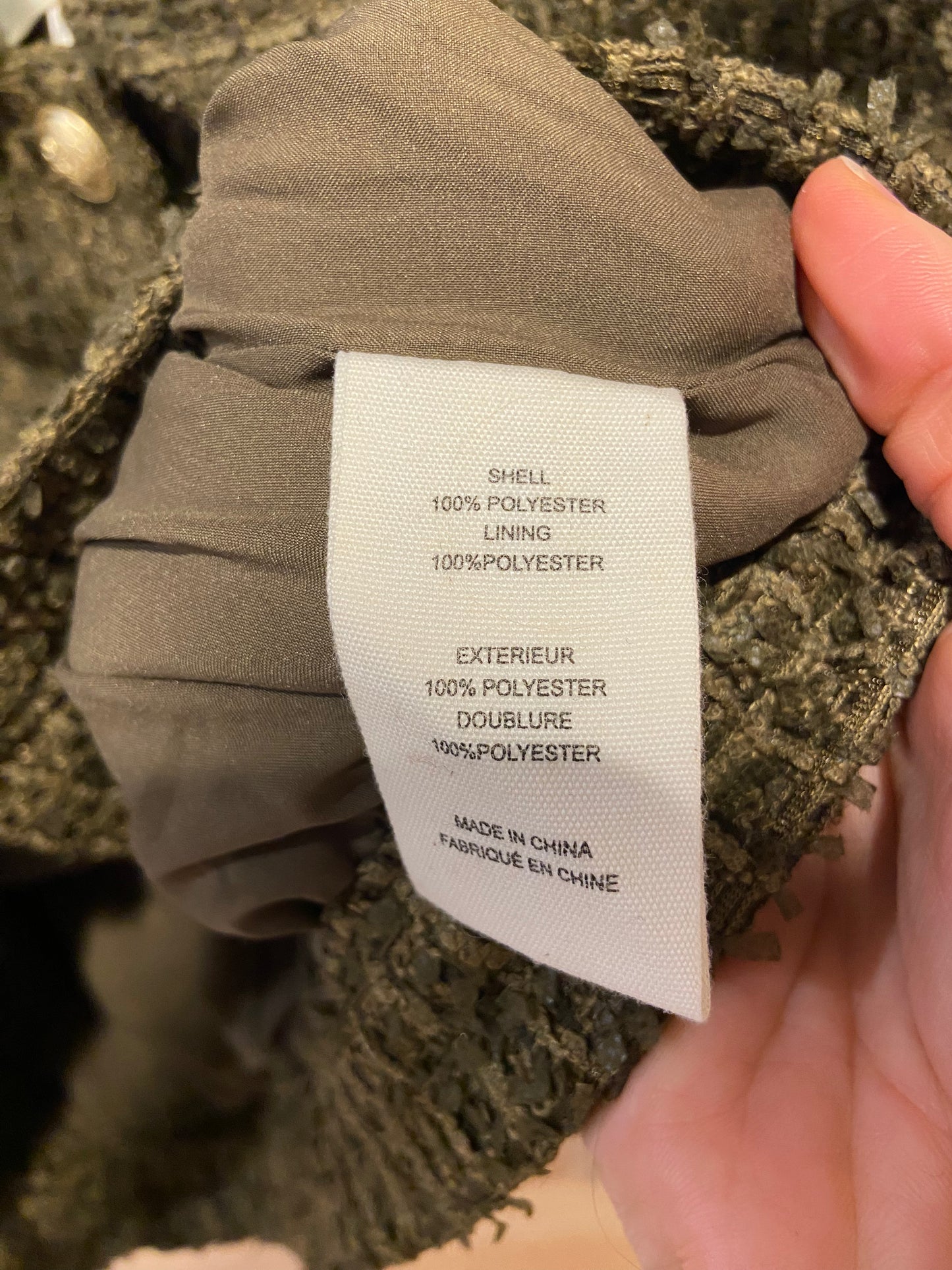 L'Agence Cove Cropped Shirt Jacket size 4