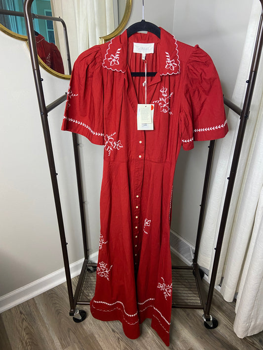 The Great The Bridge Dress in Scarlet size 0 - XS