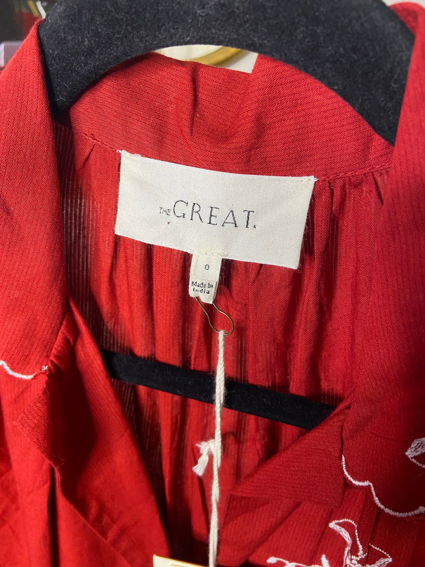 The Great The Bridge Dress in Scarlet size 0 - XS