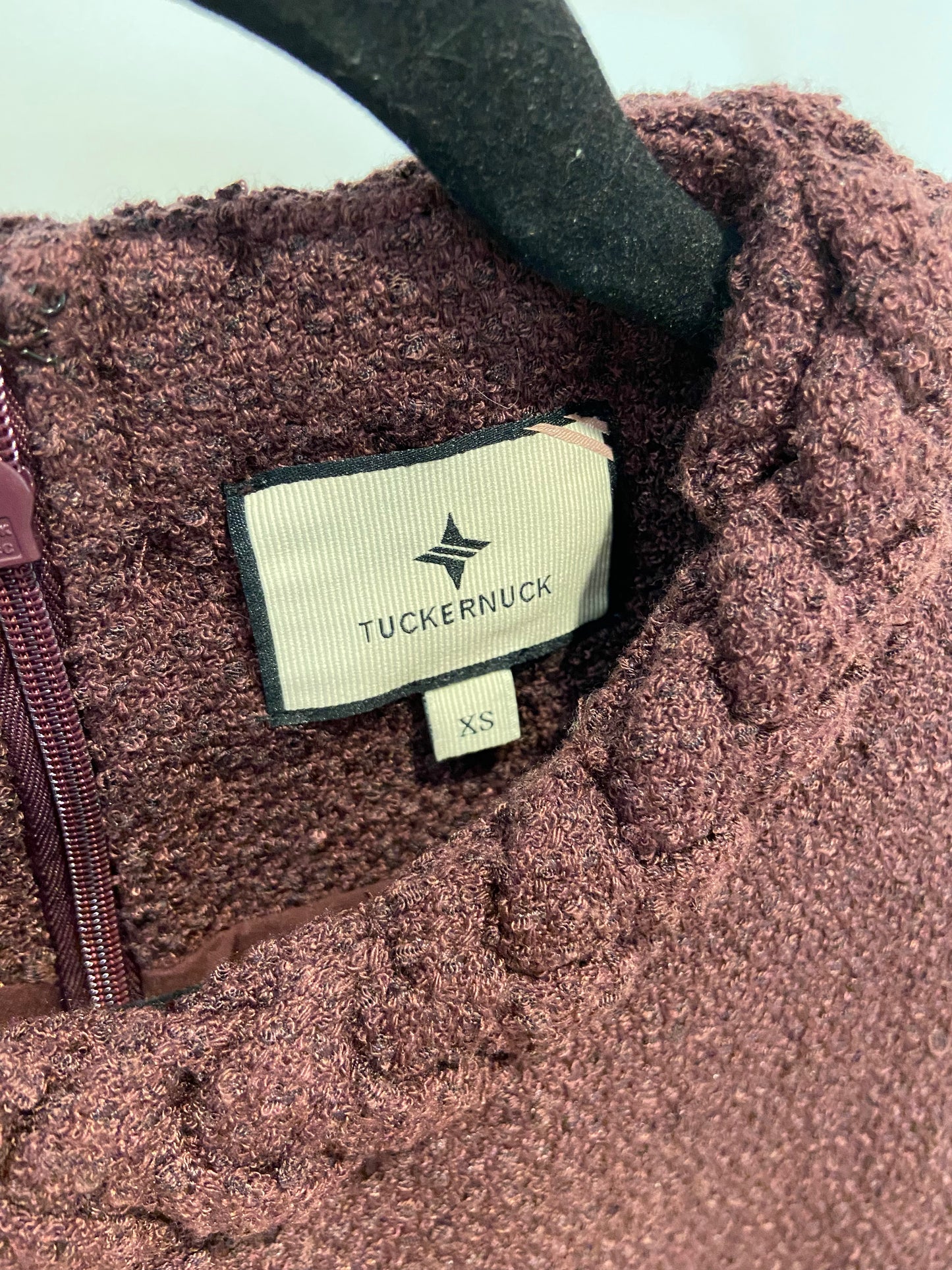 Tuckernuck Jacke Dress in Winetasting size XS