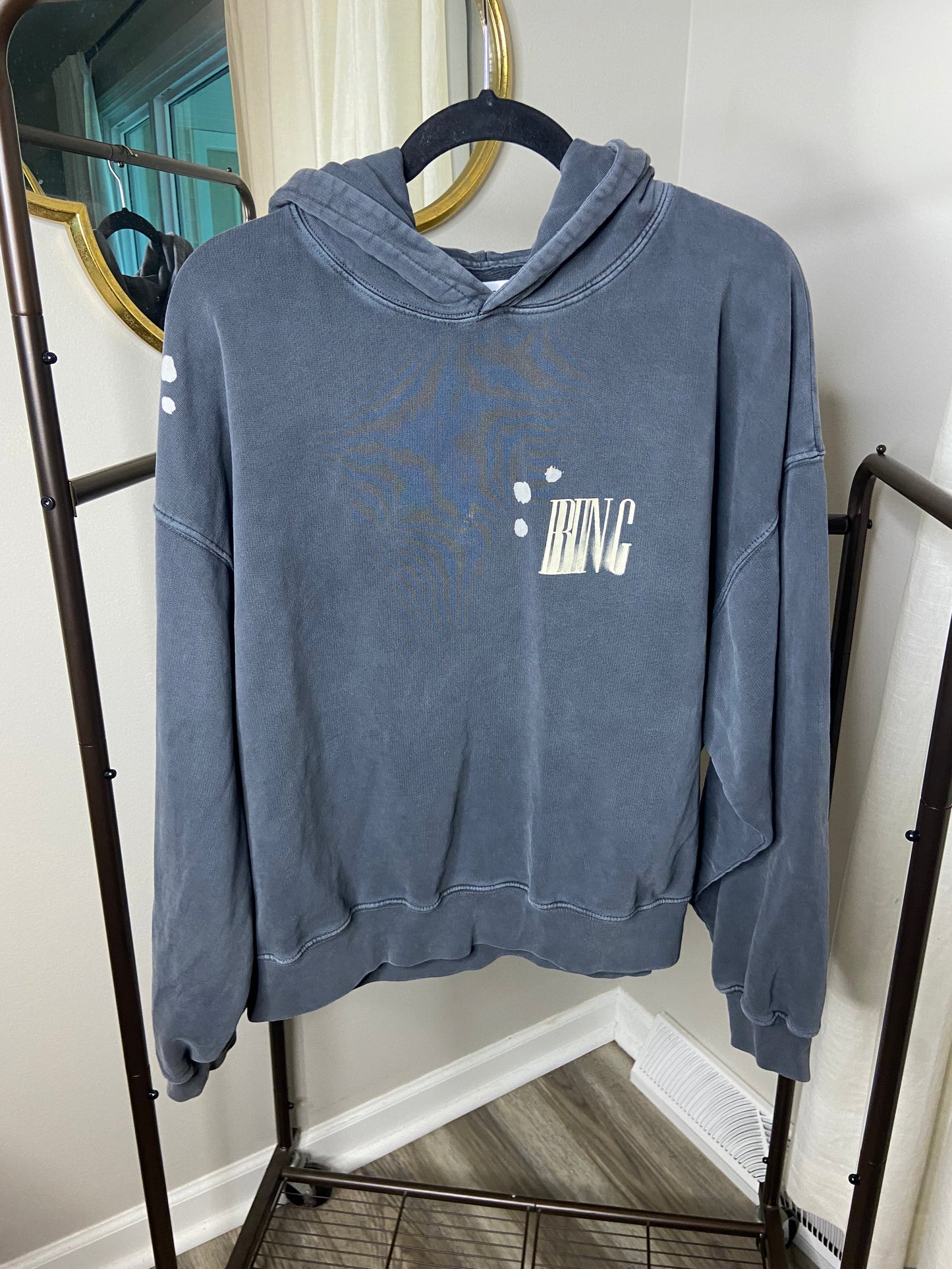 Anine Bing Bing Bleached Alec Hoodie size M