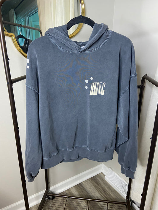 Anine Bing Bing Bleached Alec Hoodie size M