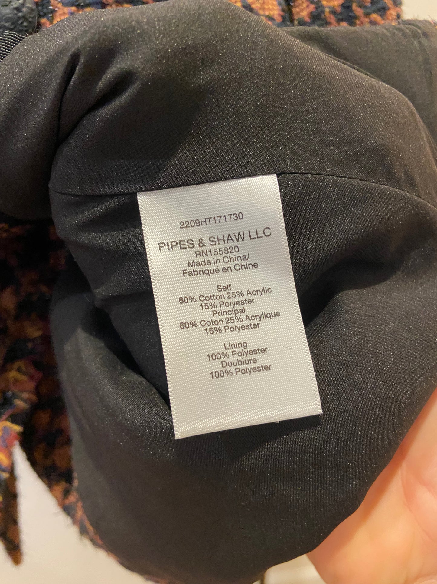 Veronica Beard Taja Houndstooth Blazer Jacket size 4