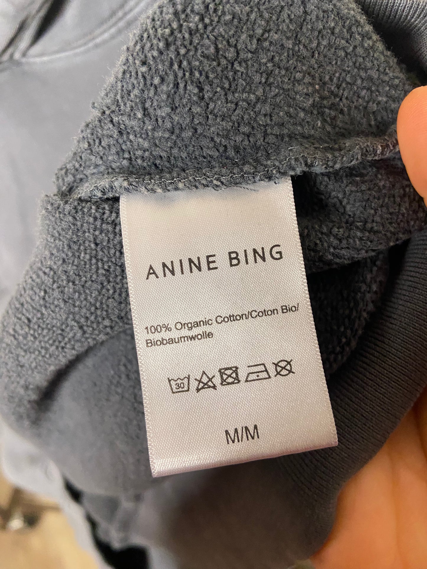 Anine Bing Bing Bleached Alec Hoodie size M