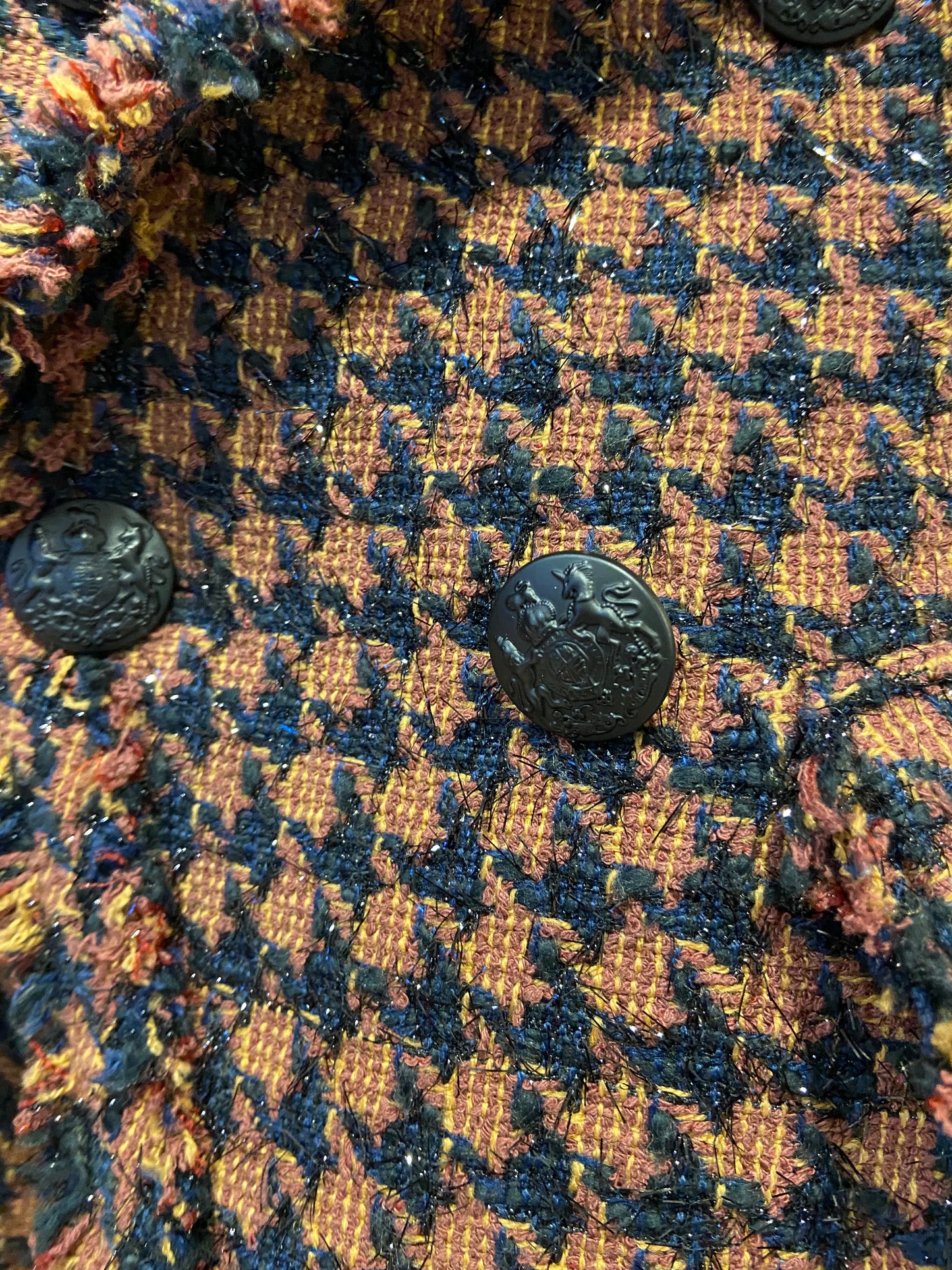 Veronica Beard Taja Houndstooth Blazer Jacket size 4