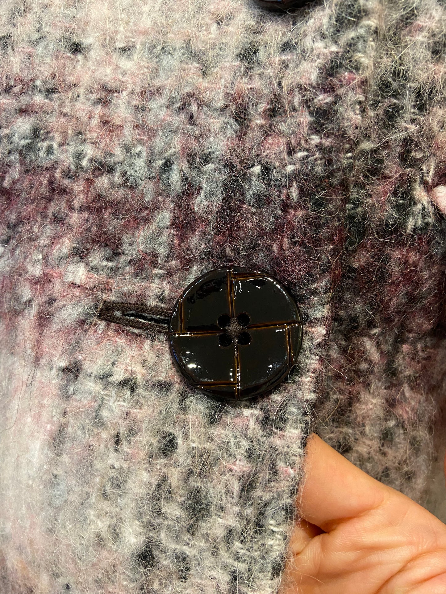 Veronica Beard Deena Dickey Plaid Coat size M