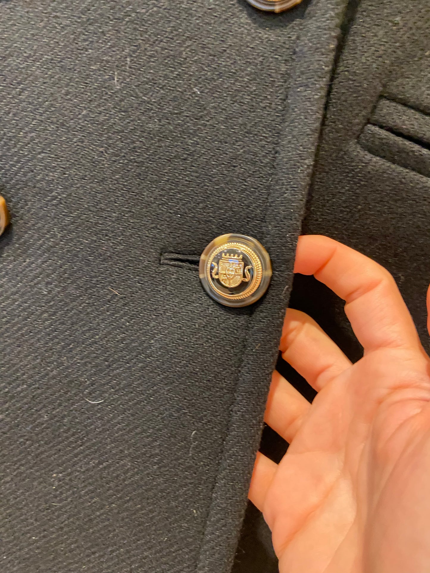 Veronica Beard Amira Dickey Pea Coat size 6