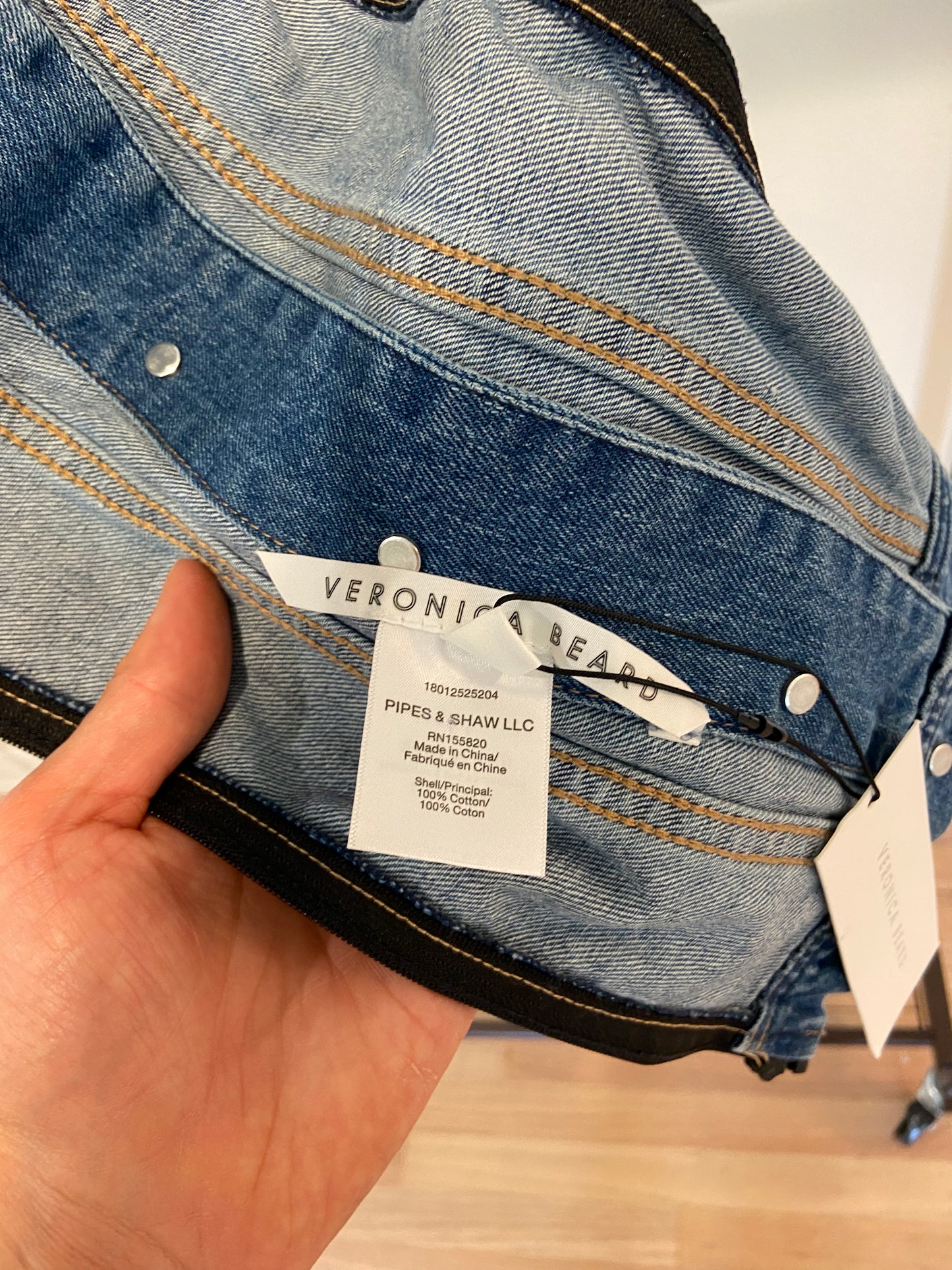Veronica Beard Slate Dickey in Denim Blue size OS