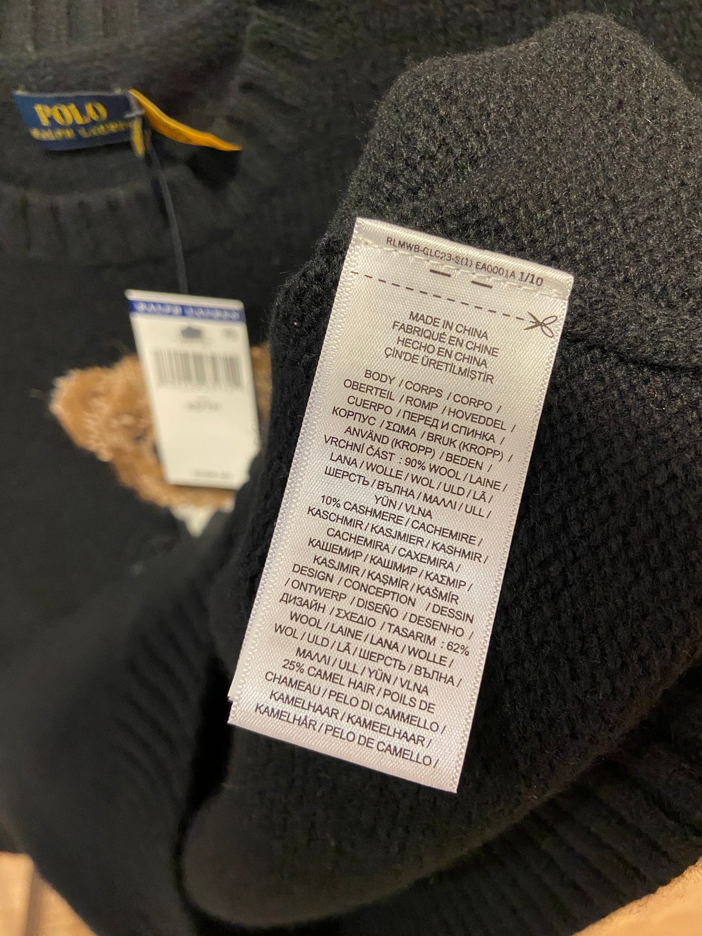 Polo Ralph Lauren Bear Sweater size XS