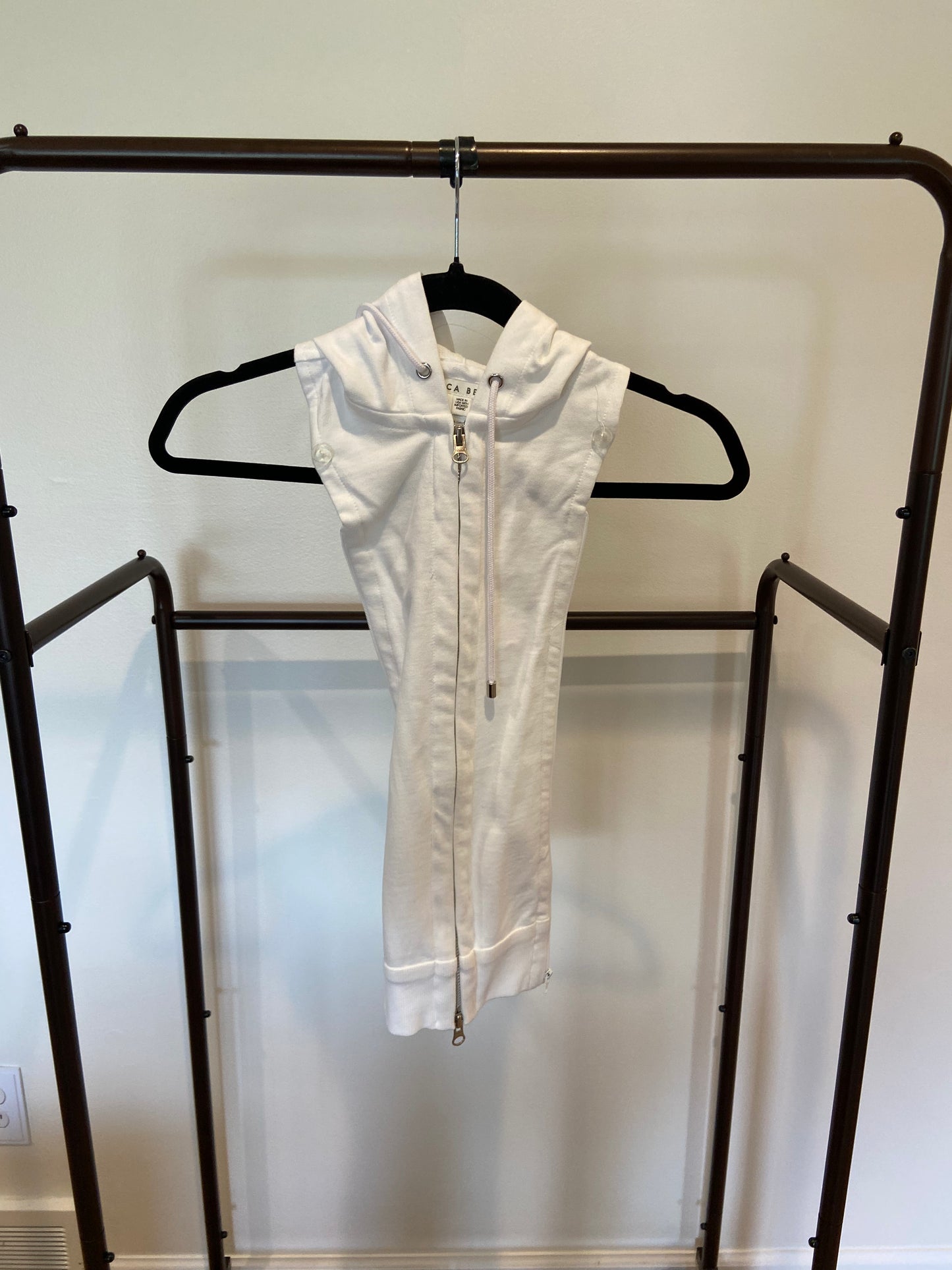 Veronica Beard White Cotton Hoodie Dickey size 00-14