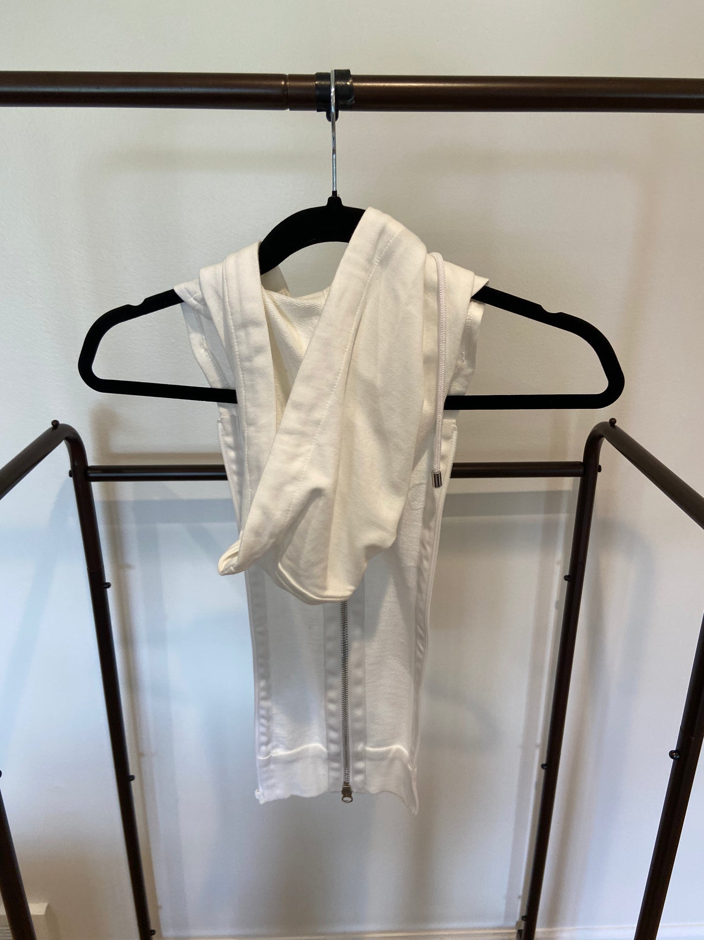 Veronica Beard White Cotton Hoodie Dickey size 00-14