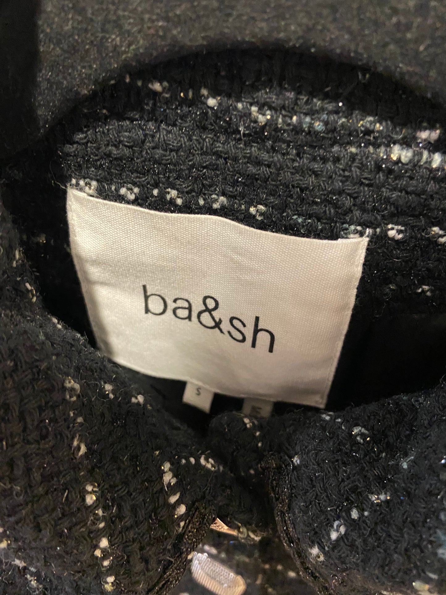 Ba&sh Logan Tweed Jacket size S
