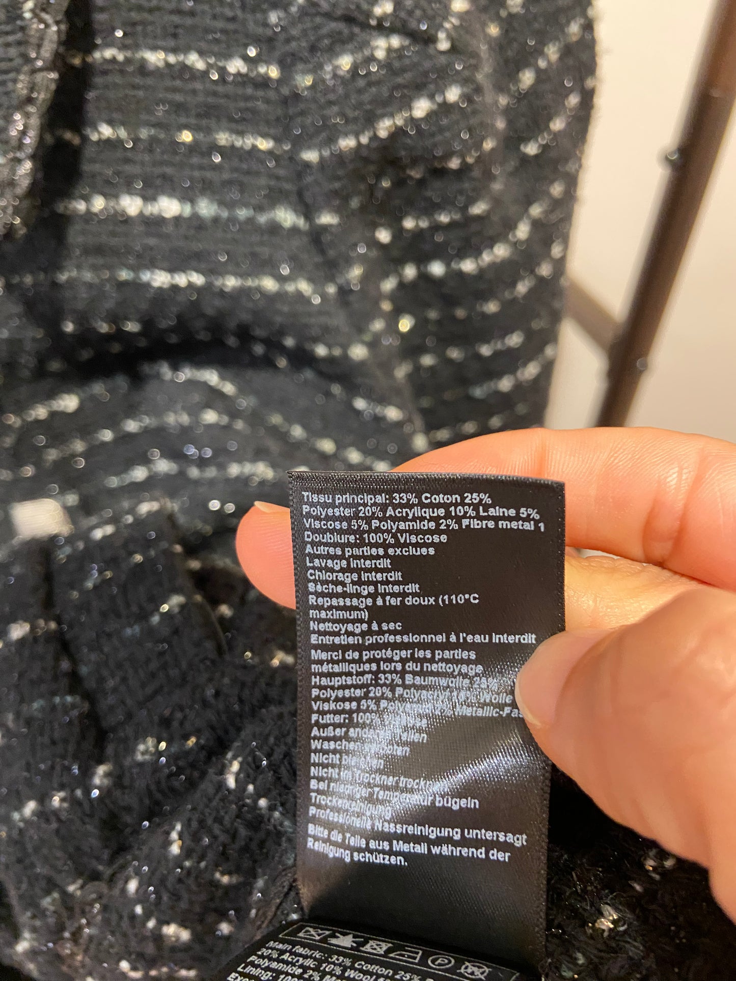 Ba&sh Logan Tweed Jacket size S