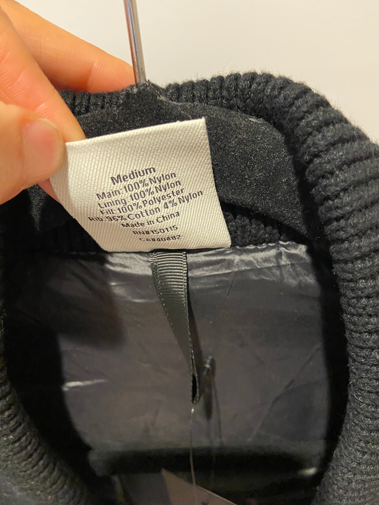 Varley Colwyn Combo Ribbed-Knit Trim Quilted Vest size M